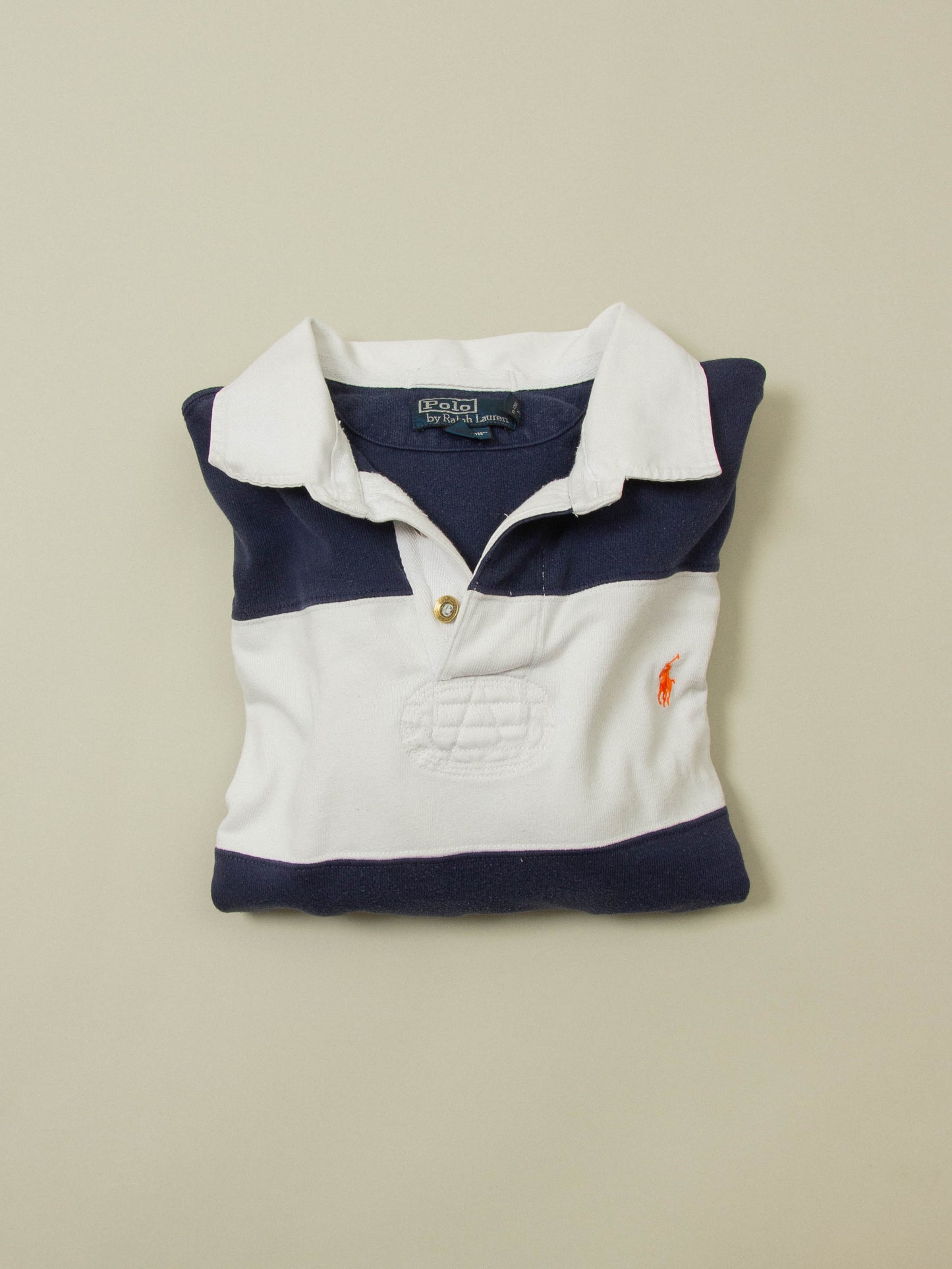 Vtg 1990s Polo Ralph Lauren Rugby Shirt (XL)