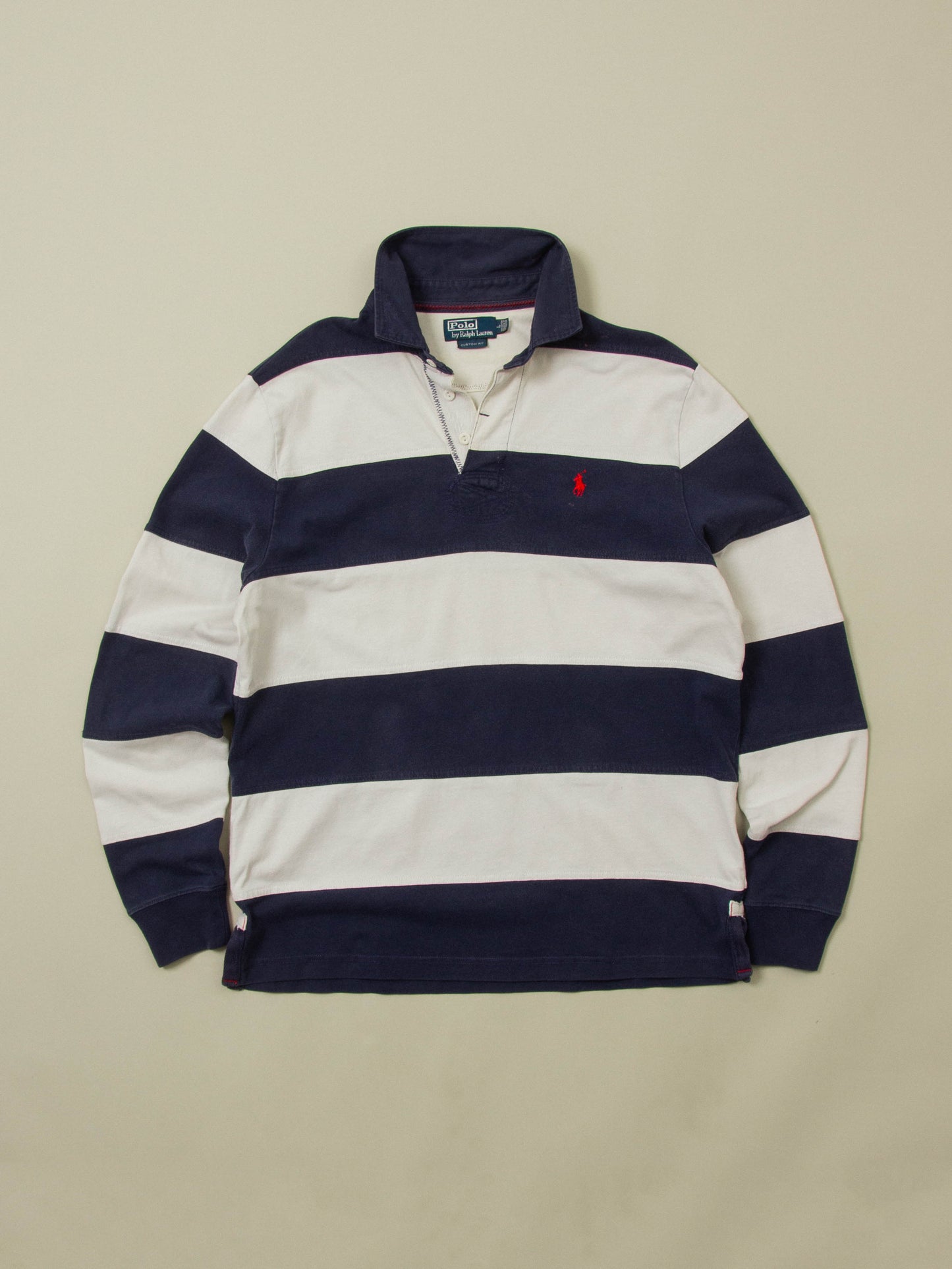 Vtg 1990s Polo Ralph Lauren Rugby Shirt (L)