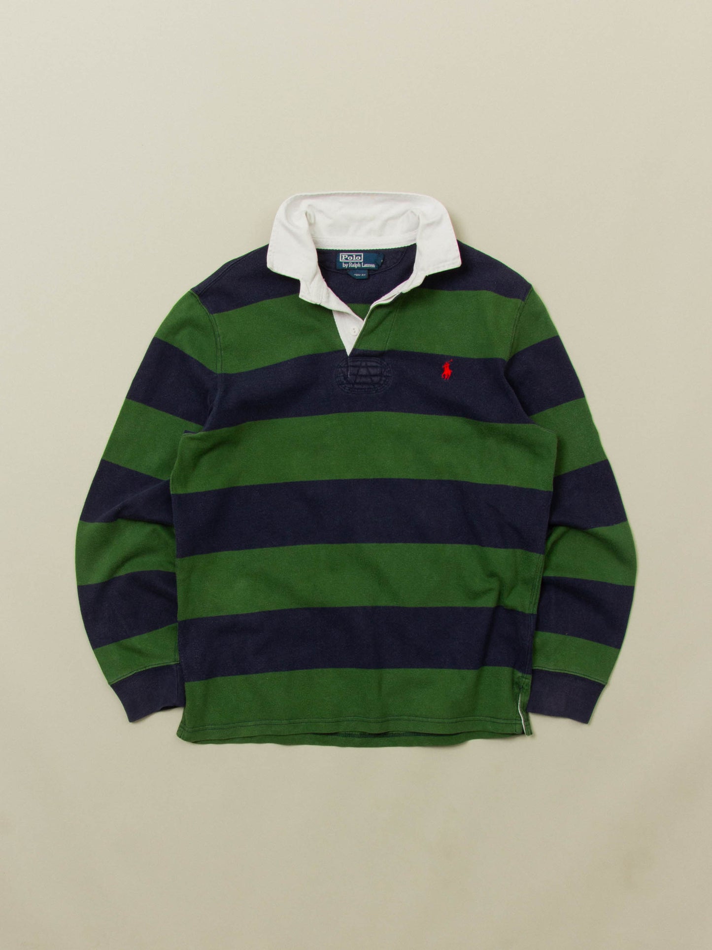 Vtg 1990s Polo Ralph Lauren Rugby Shirt (M)