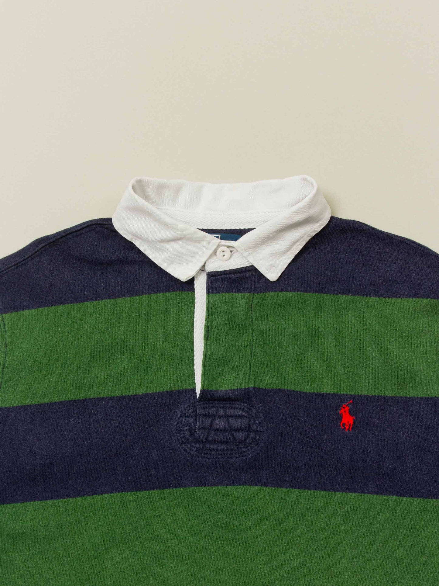 Vtg 1990s Polo Ralph Lauren Rugby Shirt (M)