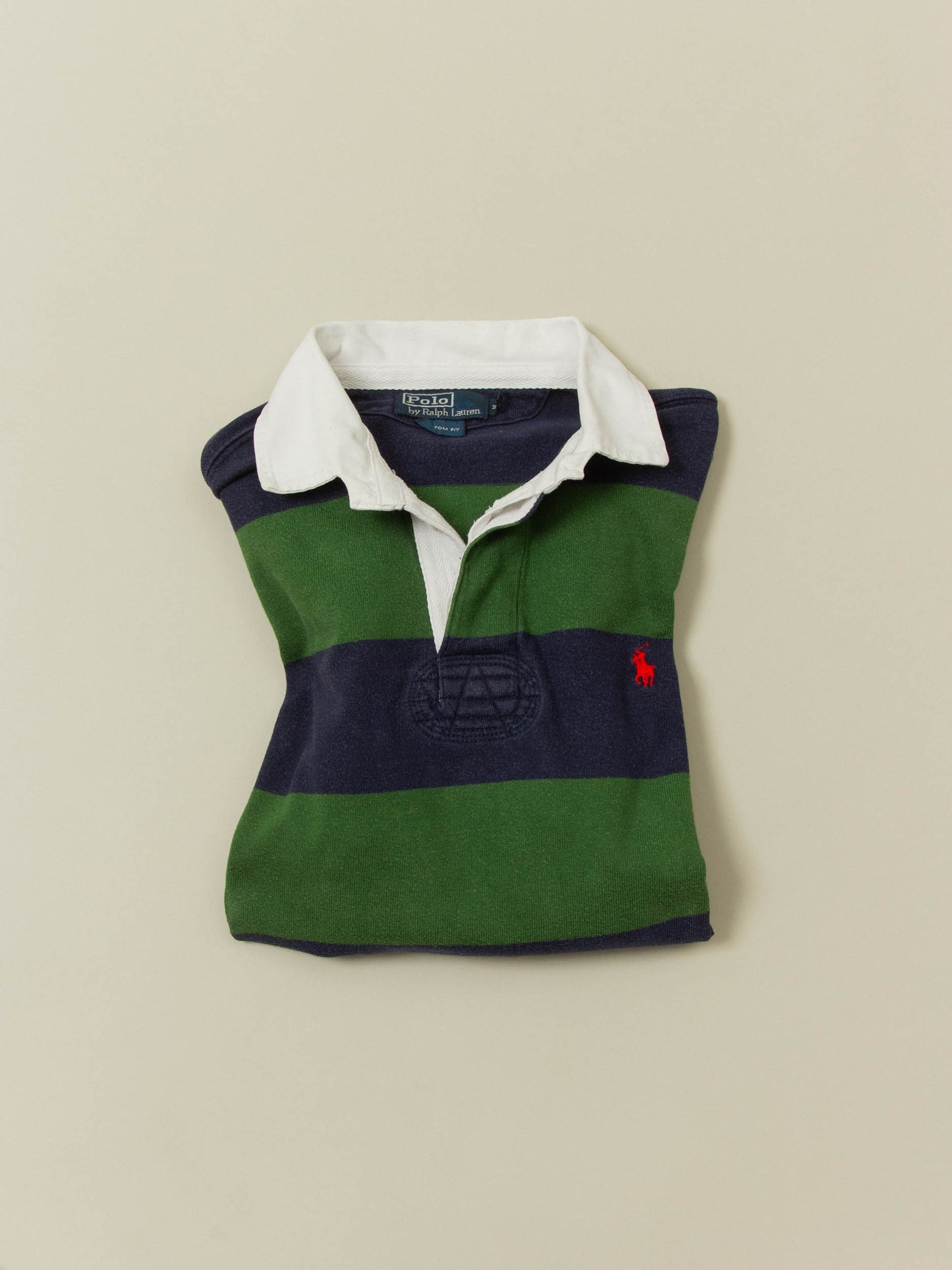 Vtg 1990s Polo Ralph Lauren Rugby Shirt (M)