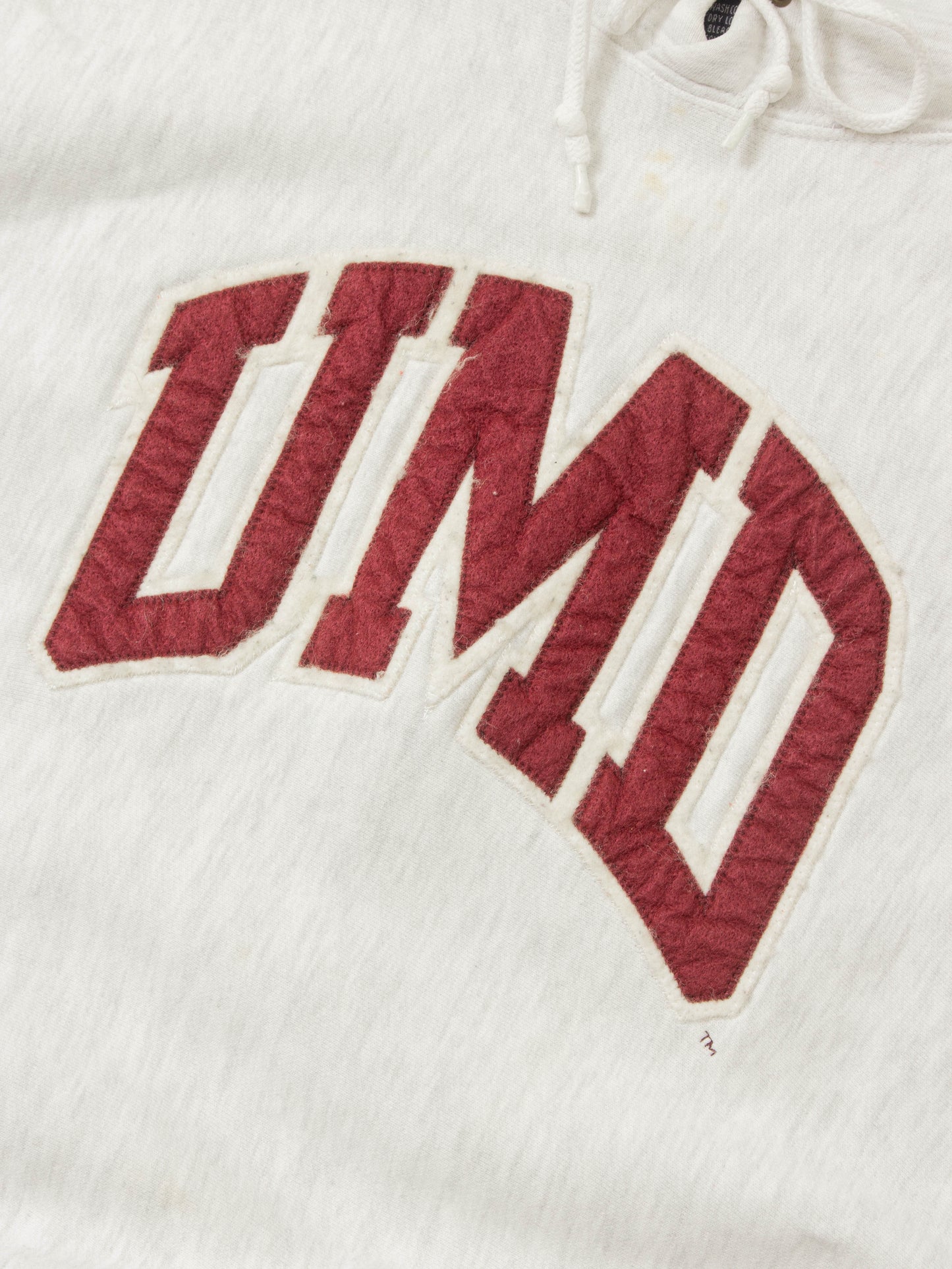 Vtg 1990s Reverse Weave University Hoodie (XXL)