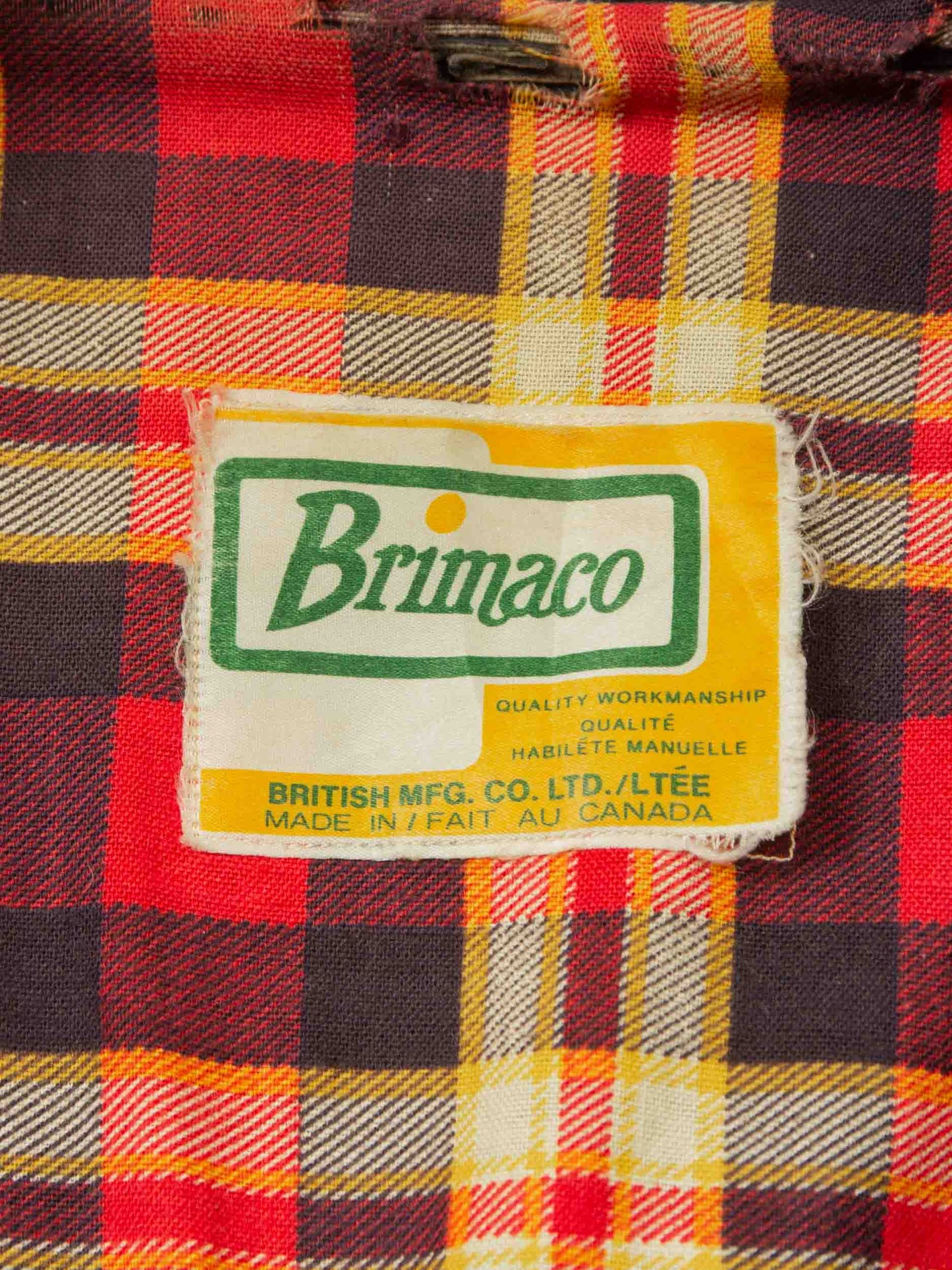 Vtg 1960s Brimaco D Pocket Leather Jacket - Made in Canada (M)
