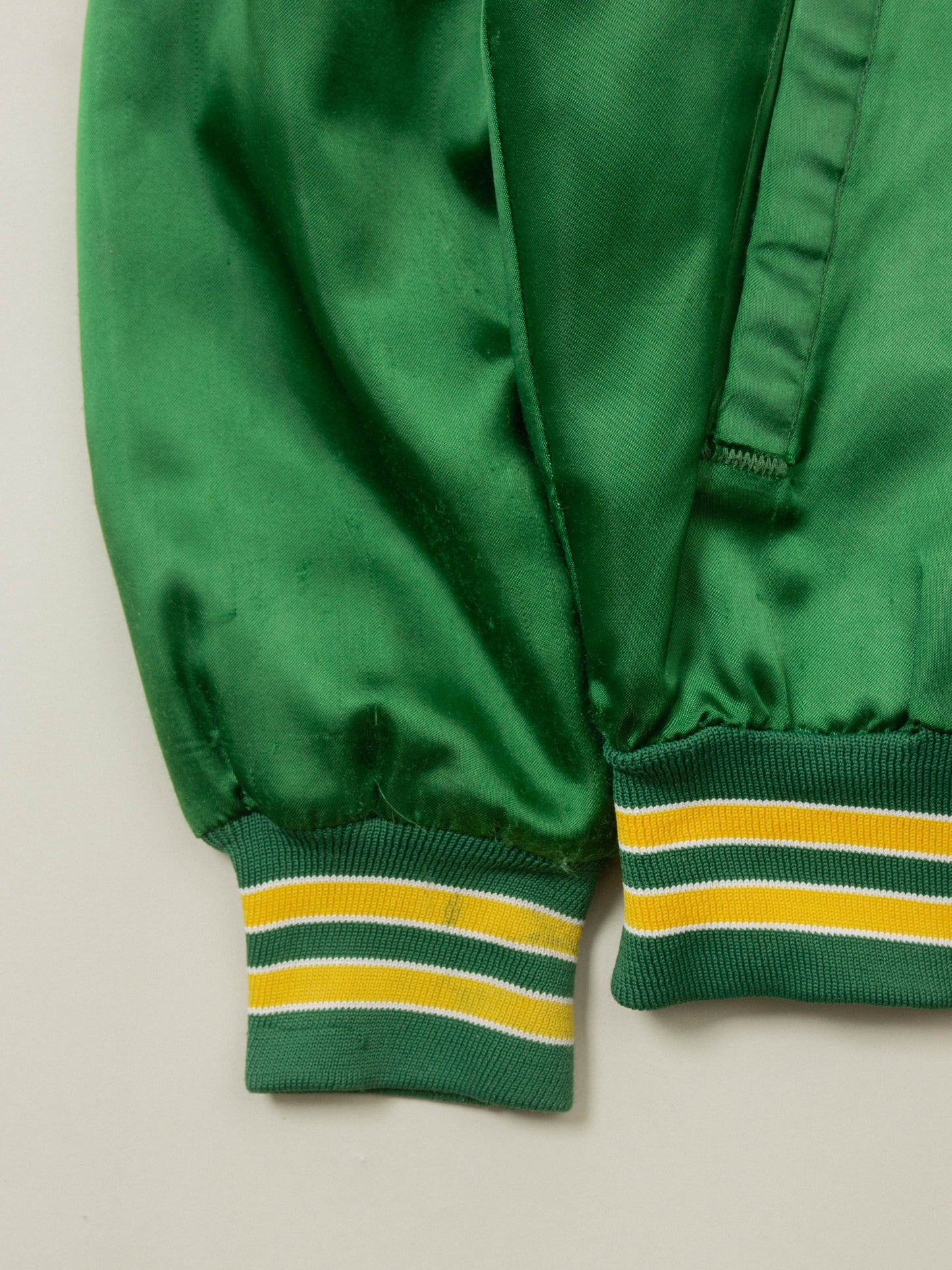 Vtg 1990s Green Bay Packers Nylon Sports Jacket - Made in USA (XS)