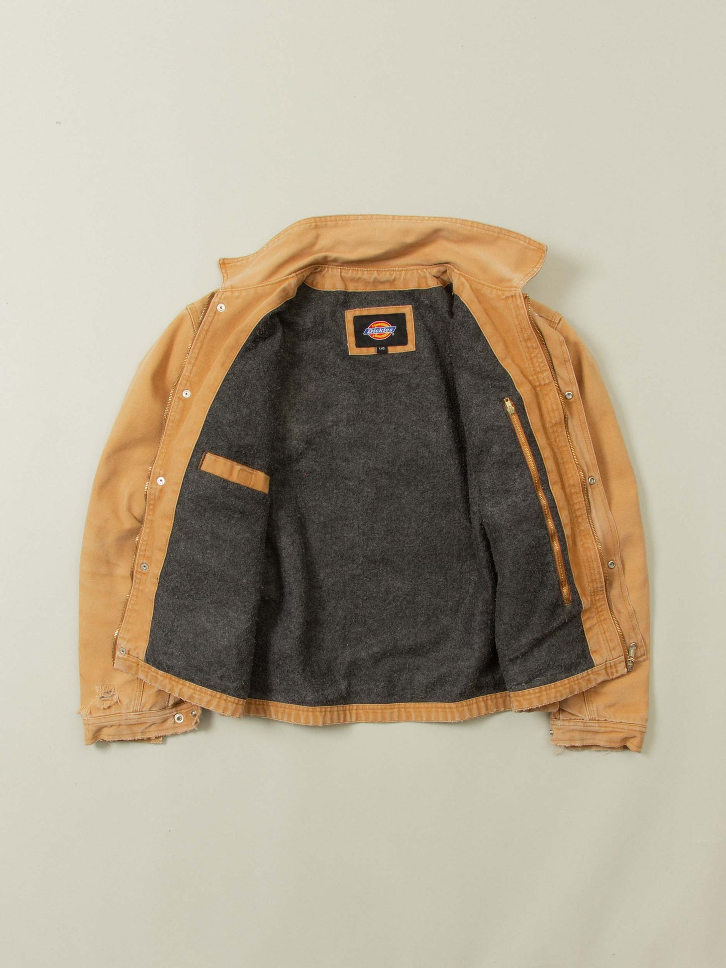 Vtg 1990s Dickies Canvas Bomber Jacket (L)