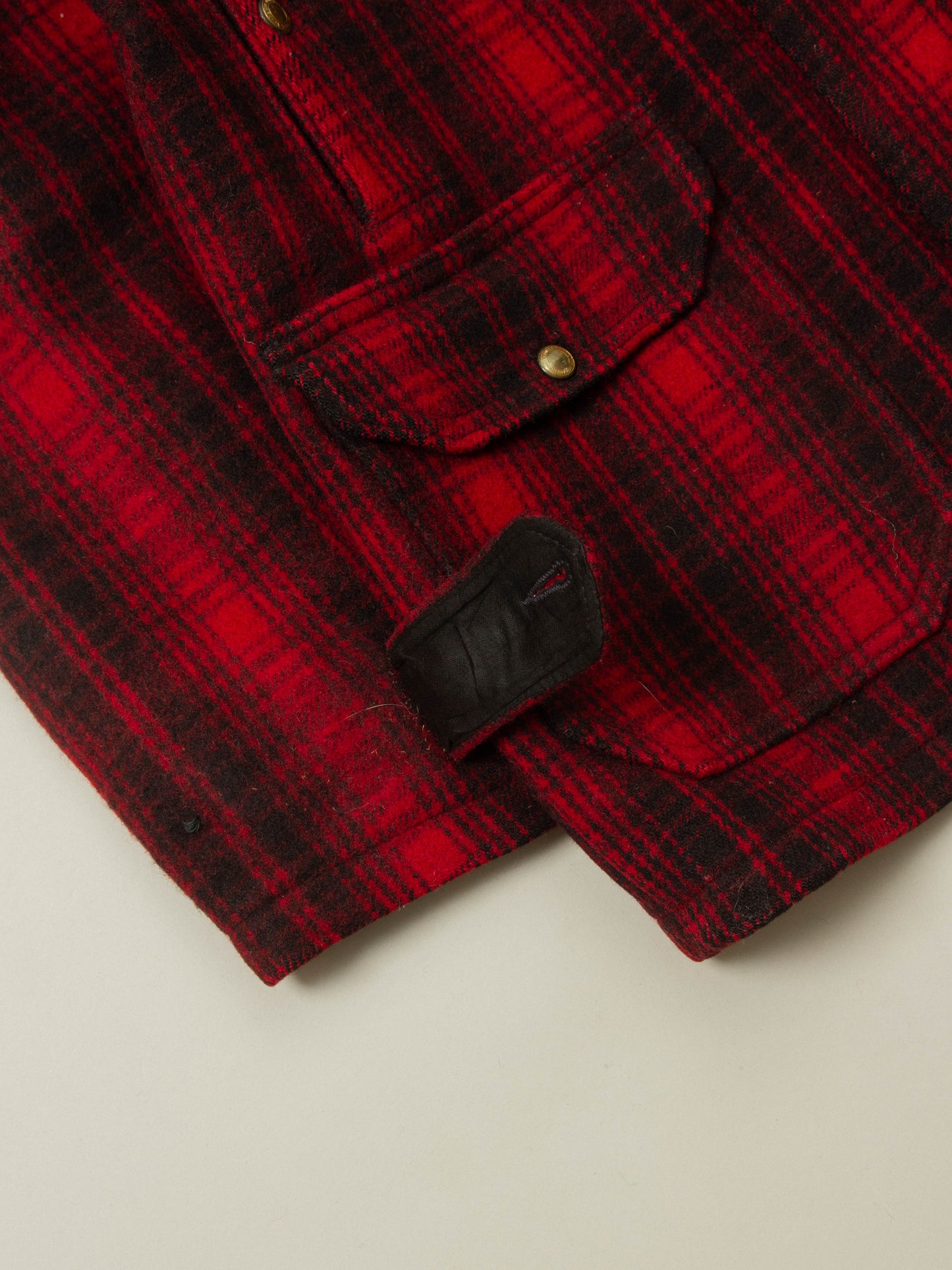 Vtg 1950s Woolrich Buffalo Plaid Hunting Jacket (M)
