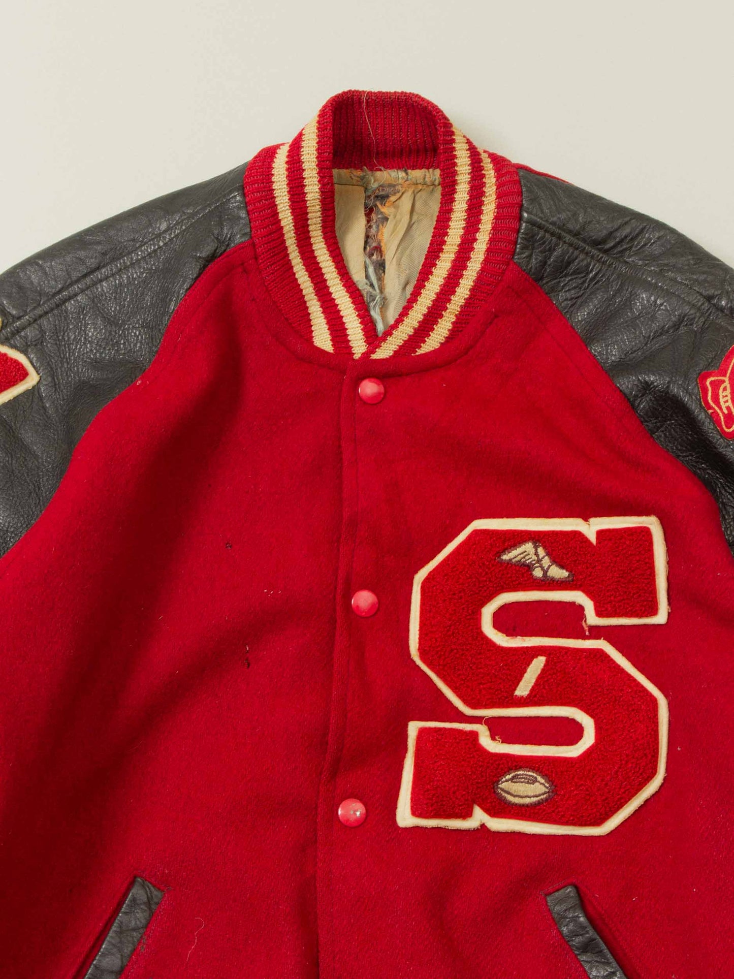Vtg 1960s 'Bulldogs' Varsity College Jacket - Made in USA (S)