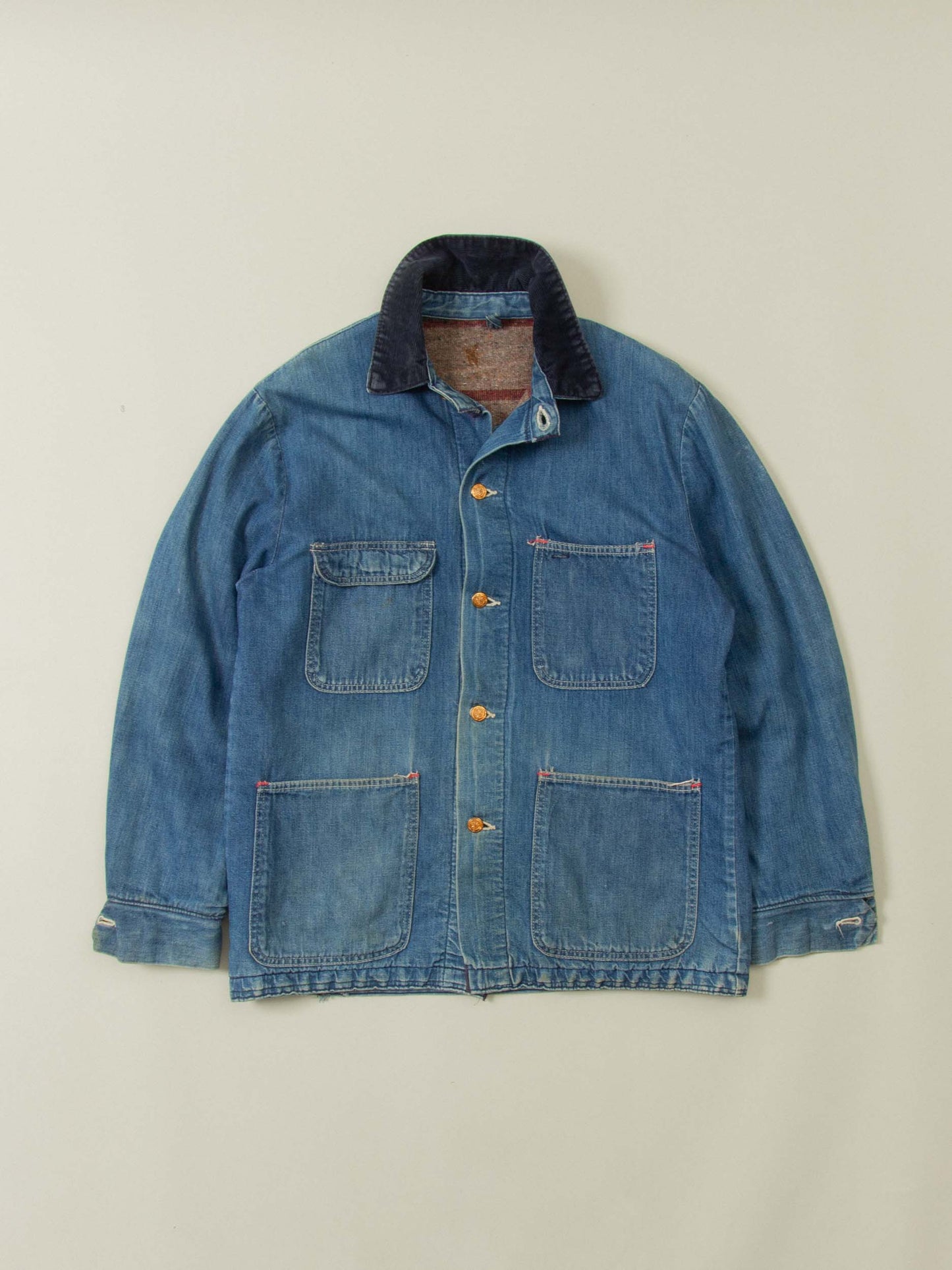 Vtg 1970s Sears Lined Chore Loco Jacket - Made in USA (M)