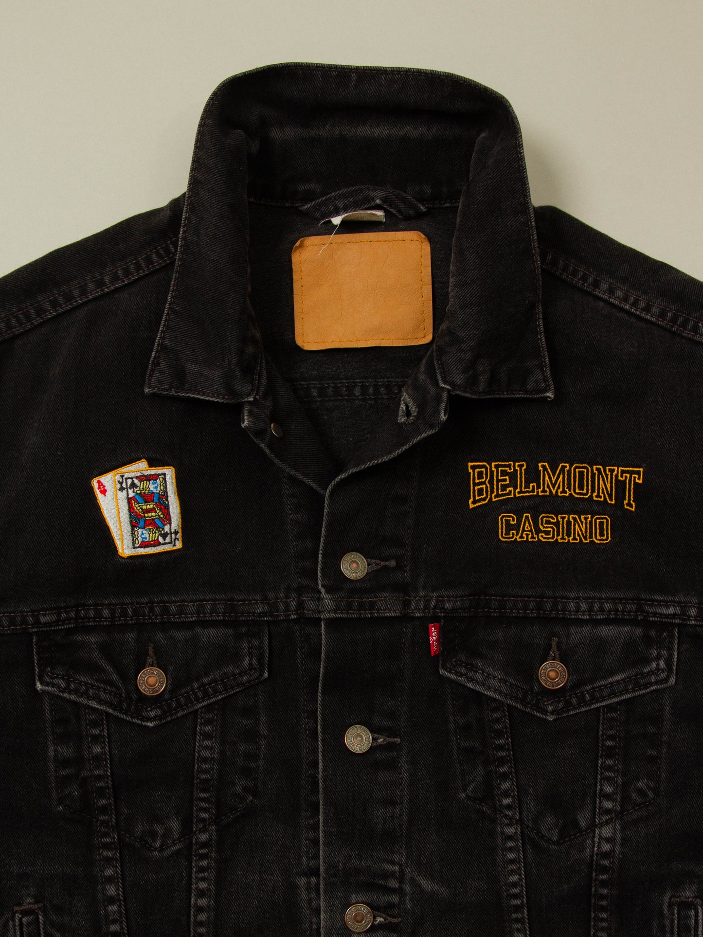 Vtg 1990s Belmont Casino Levi's Denim Jacket (M/L)