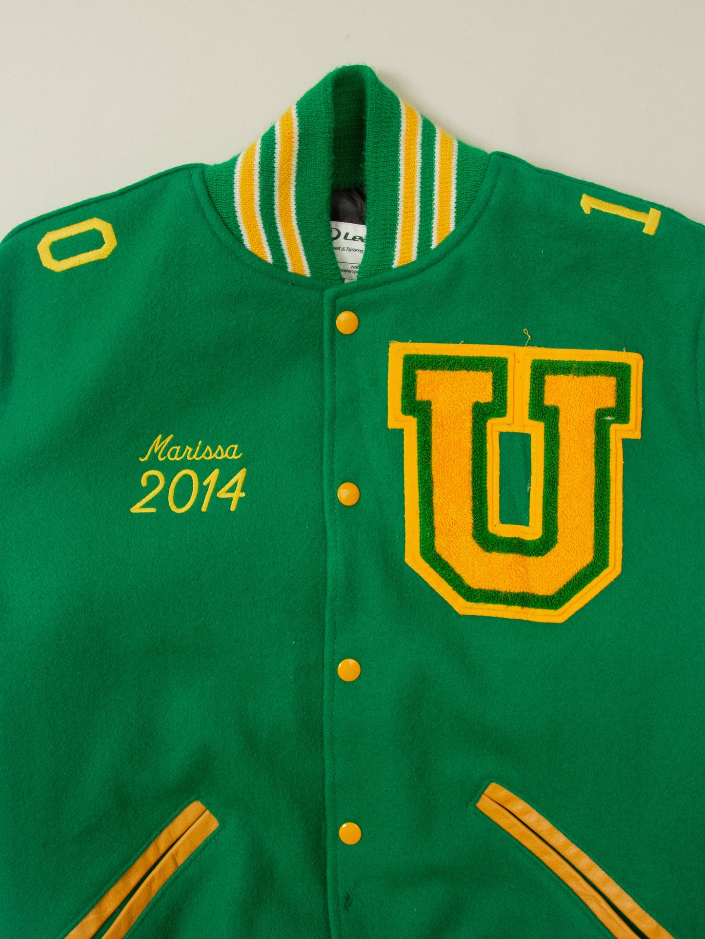 Fighting irish 'Youngstown' Varsity Wool Jacket (M)