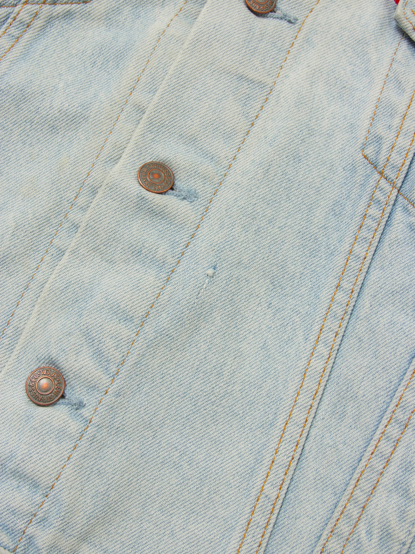 Vtg 1980s Levi's Denim Jacket - Made in USA (XL)