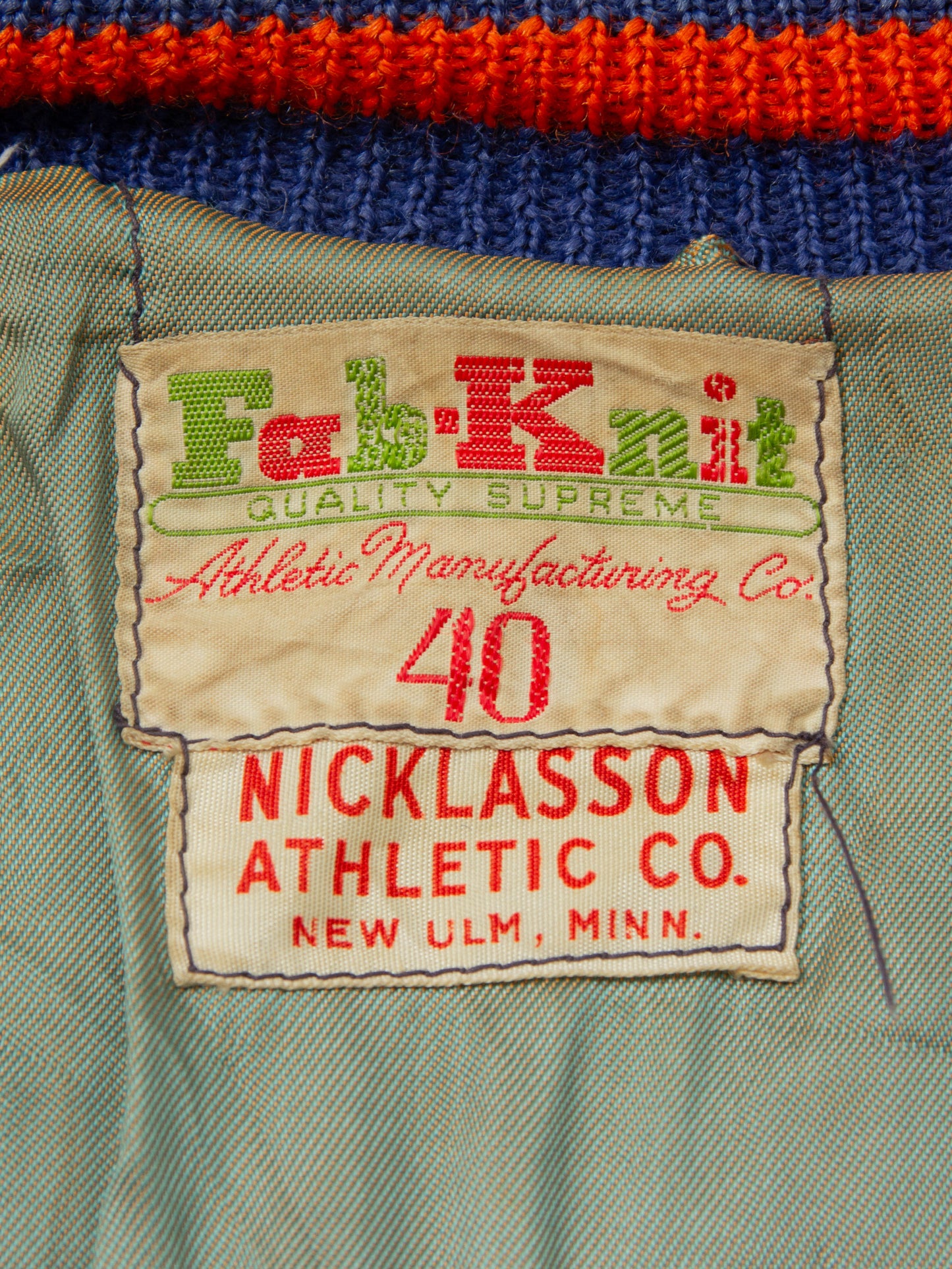 Vtg 1960s Raglan Varsity Wool Jacket - Made in USA (M)