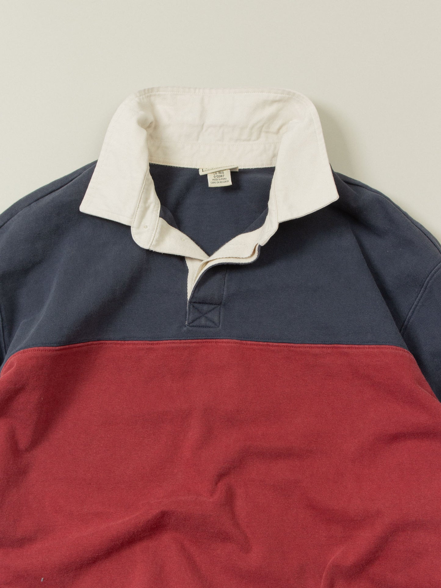 Vtg 1990s L.L. Bean Rugby Shirt (L)