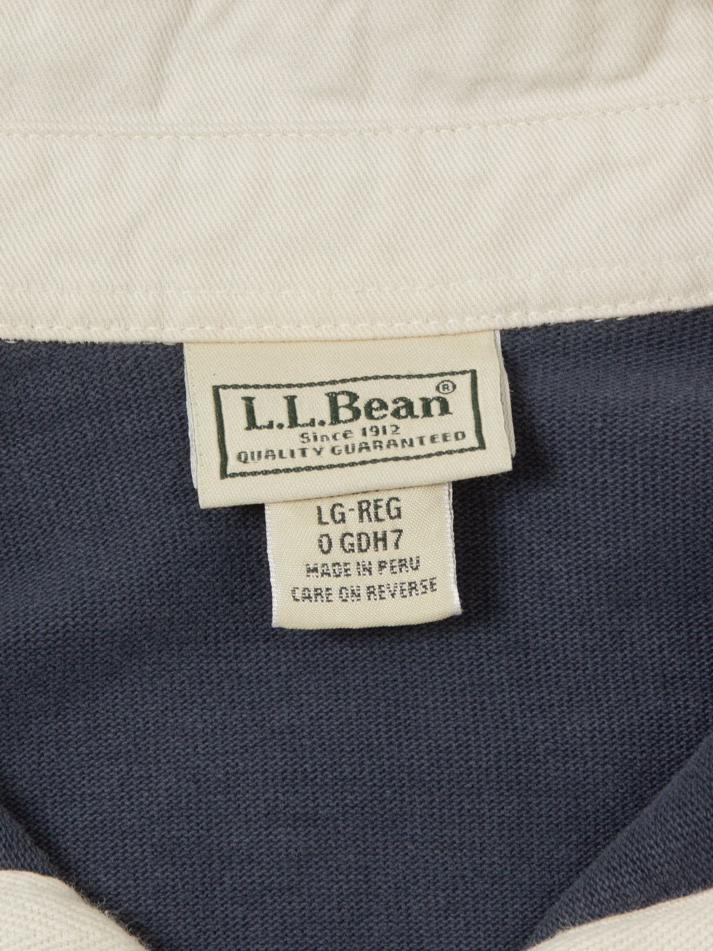 Vtg 1990s L.L. Bean Rugby Shirt (L)