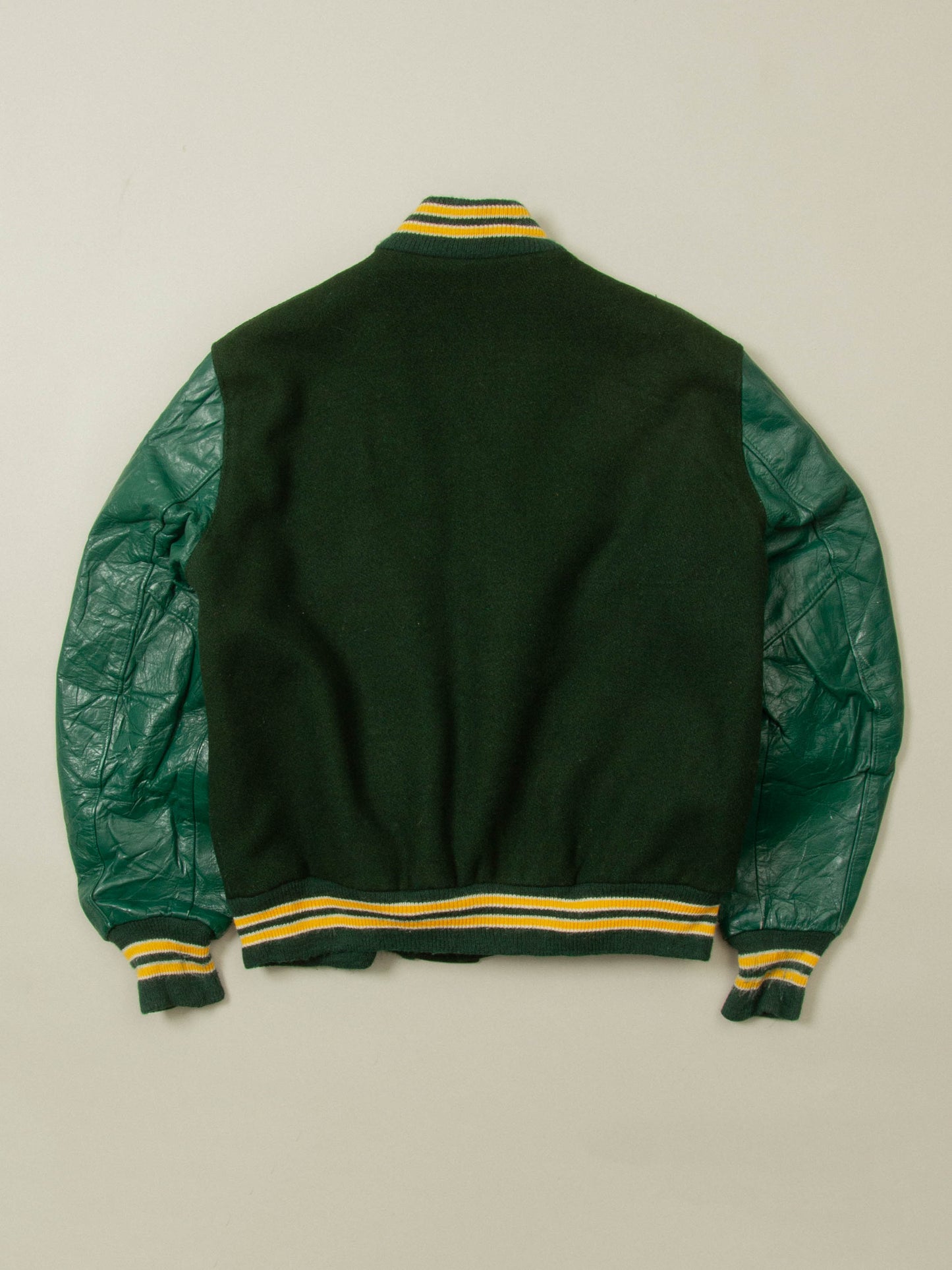 Vtg 1980s DeLong Varsity Wool Jacket (S)