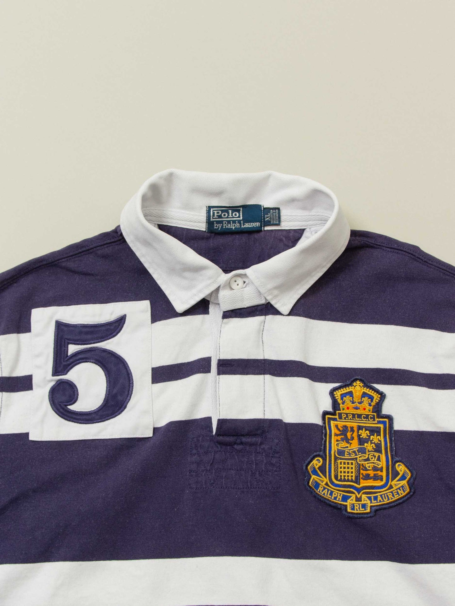 Vtg 1990s Ralph Lauren Rugby Shirt (L)