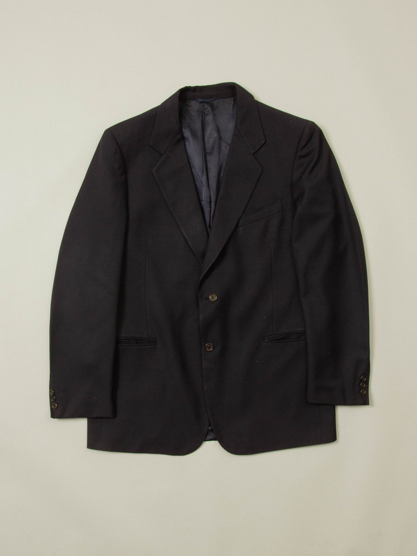 Vtg 1980s Wool Blazer - Made in Italy (L)