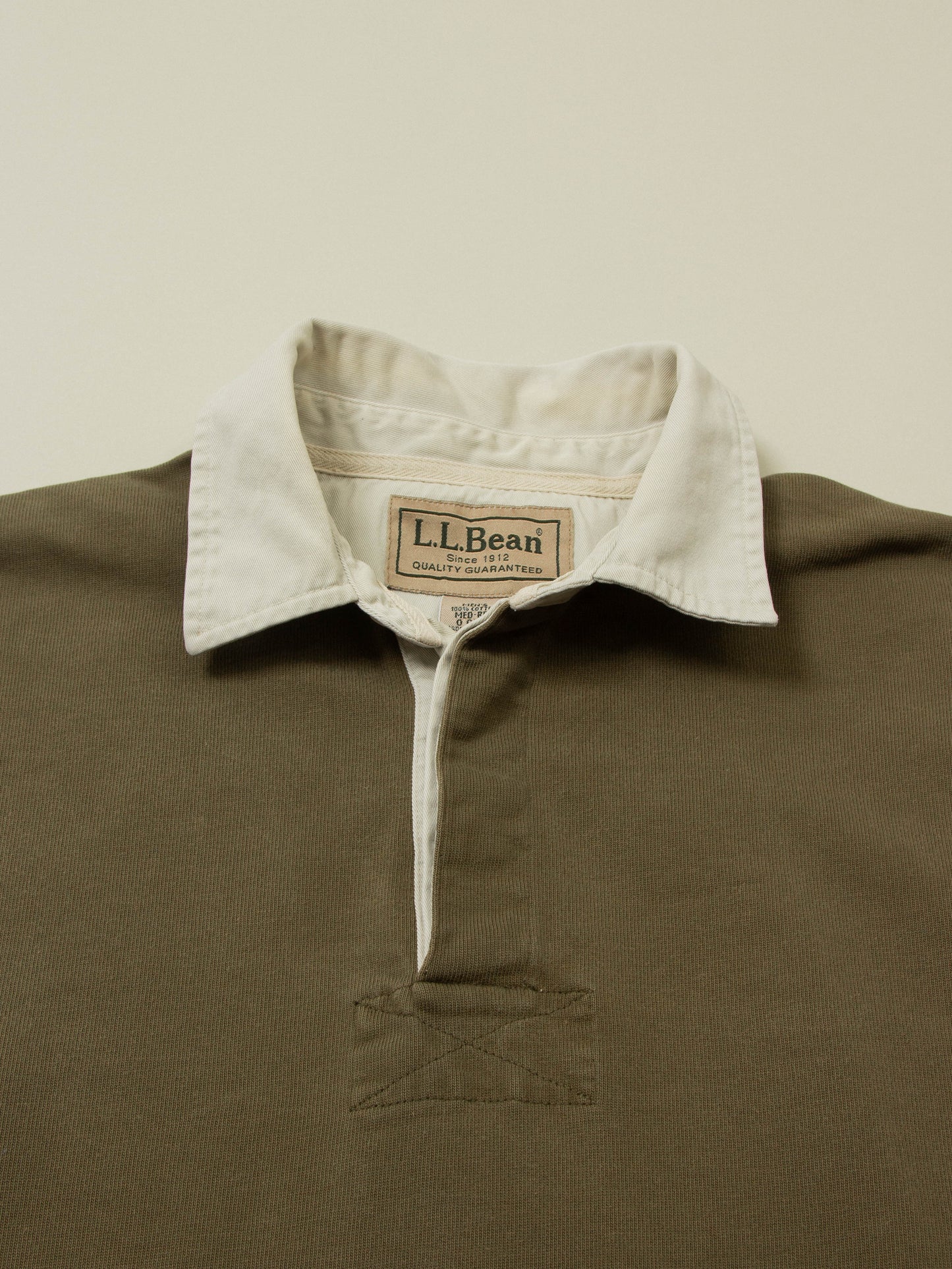 Vtg 1990s L.L.Bean Rugby Shirt (L)