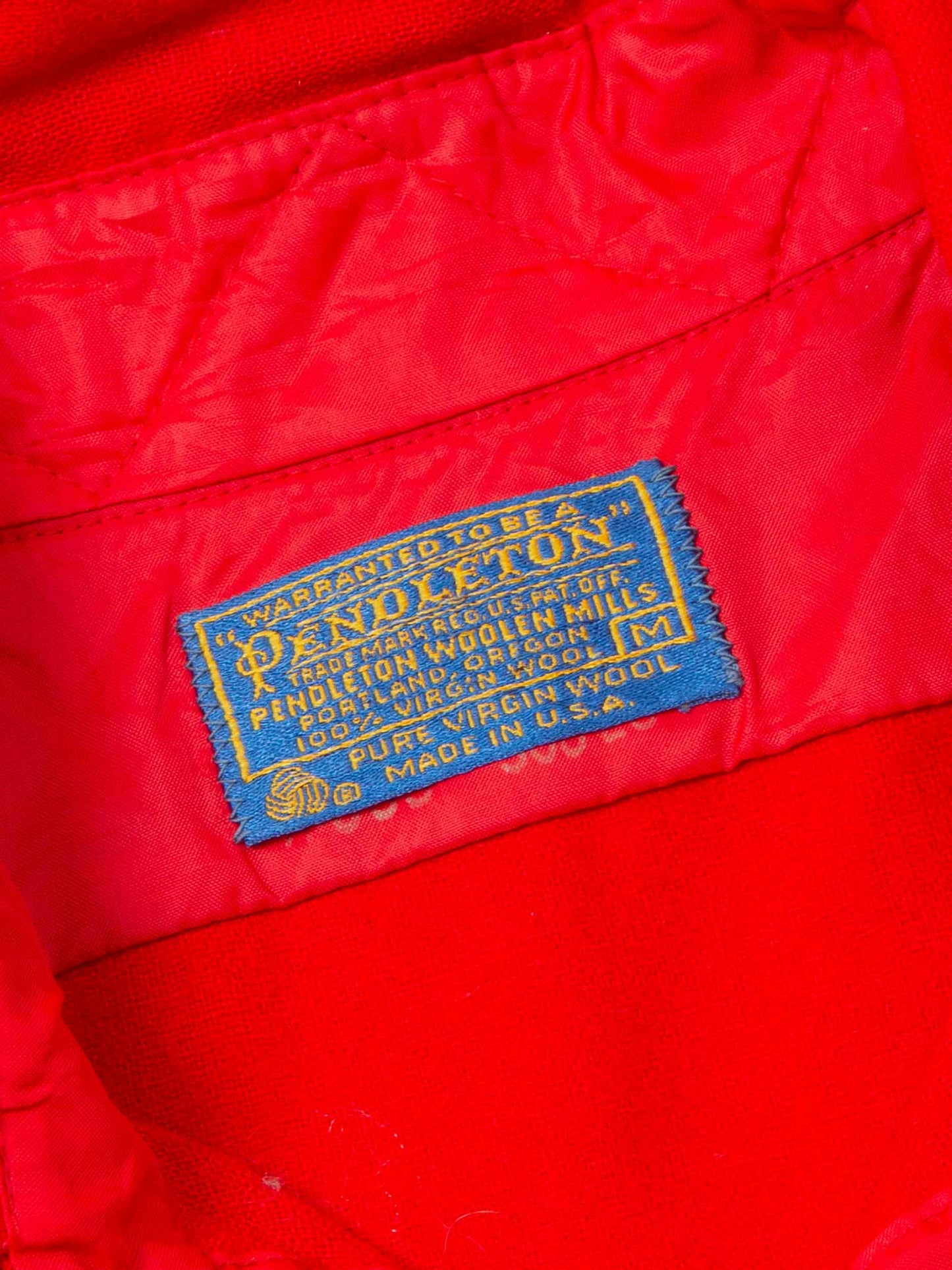 Vtg 1960s Pendleton Wool Shirt – Made in USA (M)