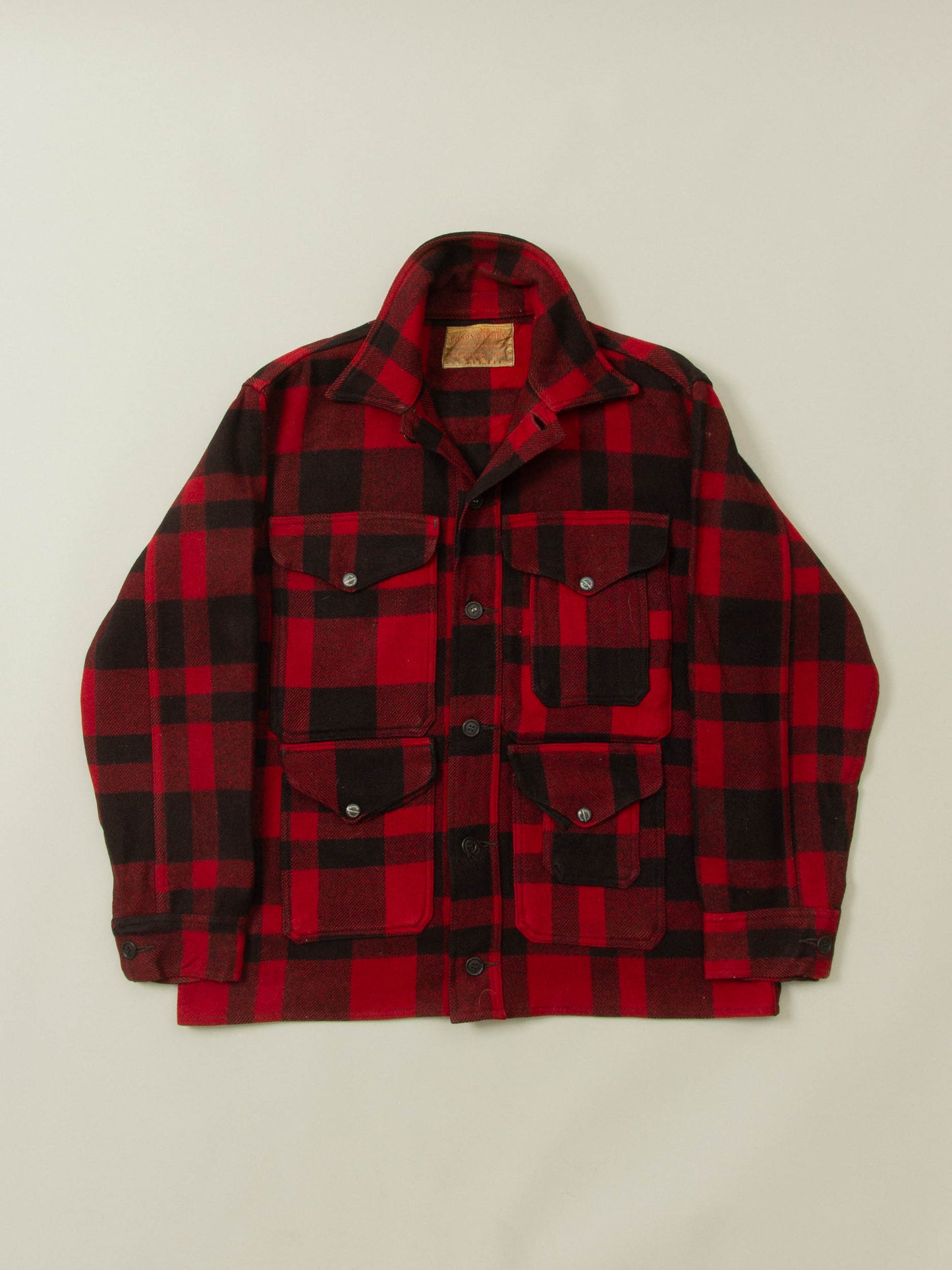 Vtg 1950s Filson Mackinaw Wool Hunting Jacket – Made in USA (M/L)