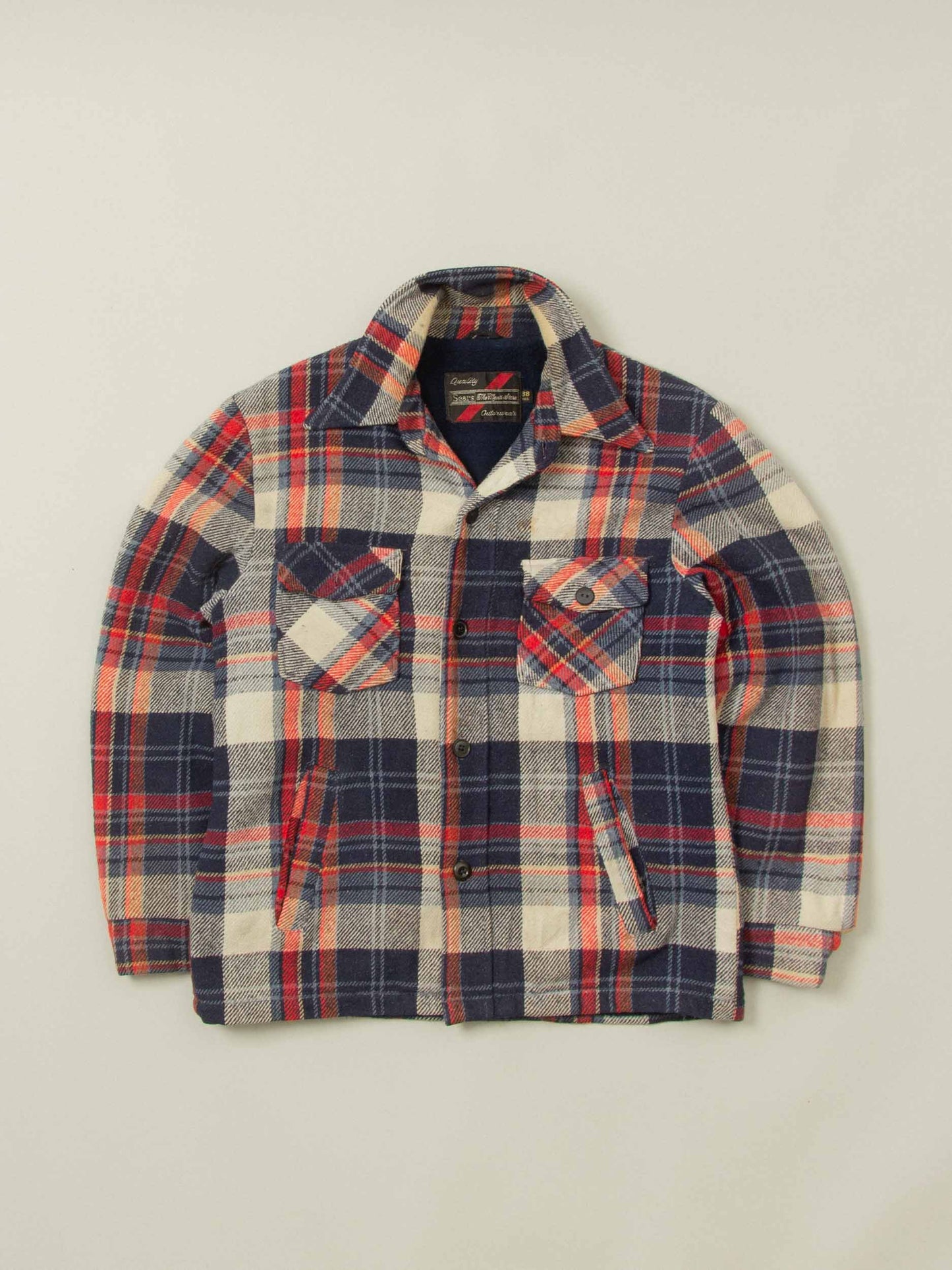 Vtg 1970s Sears CPO Shirt (S/M)