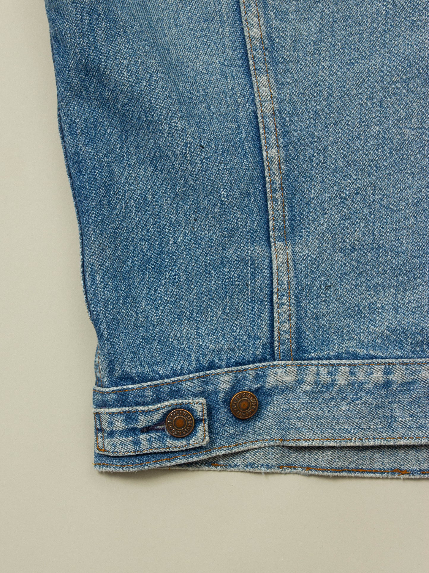 Vtg 1970s Levi's 'Metallica' Denim Vest (M)