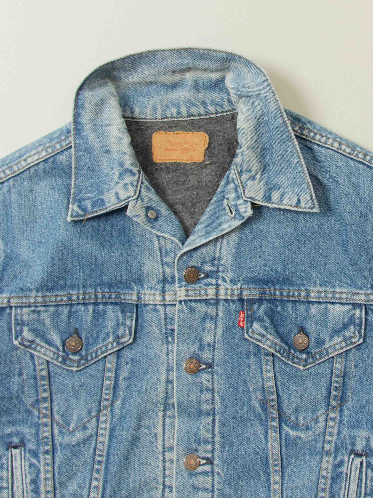 Vtg 1980's Levi's Lined Denim Jacket – Made in USA (M/L)