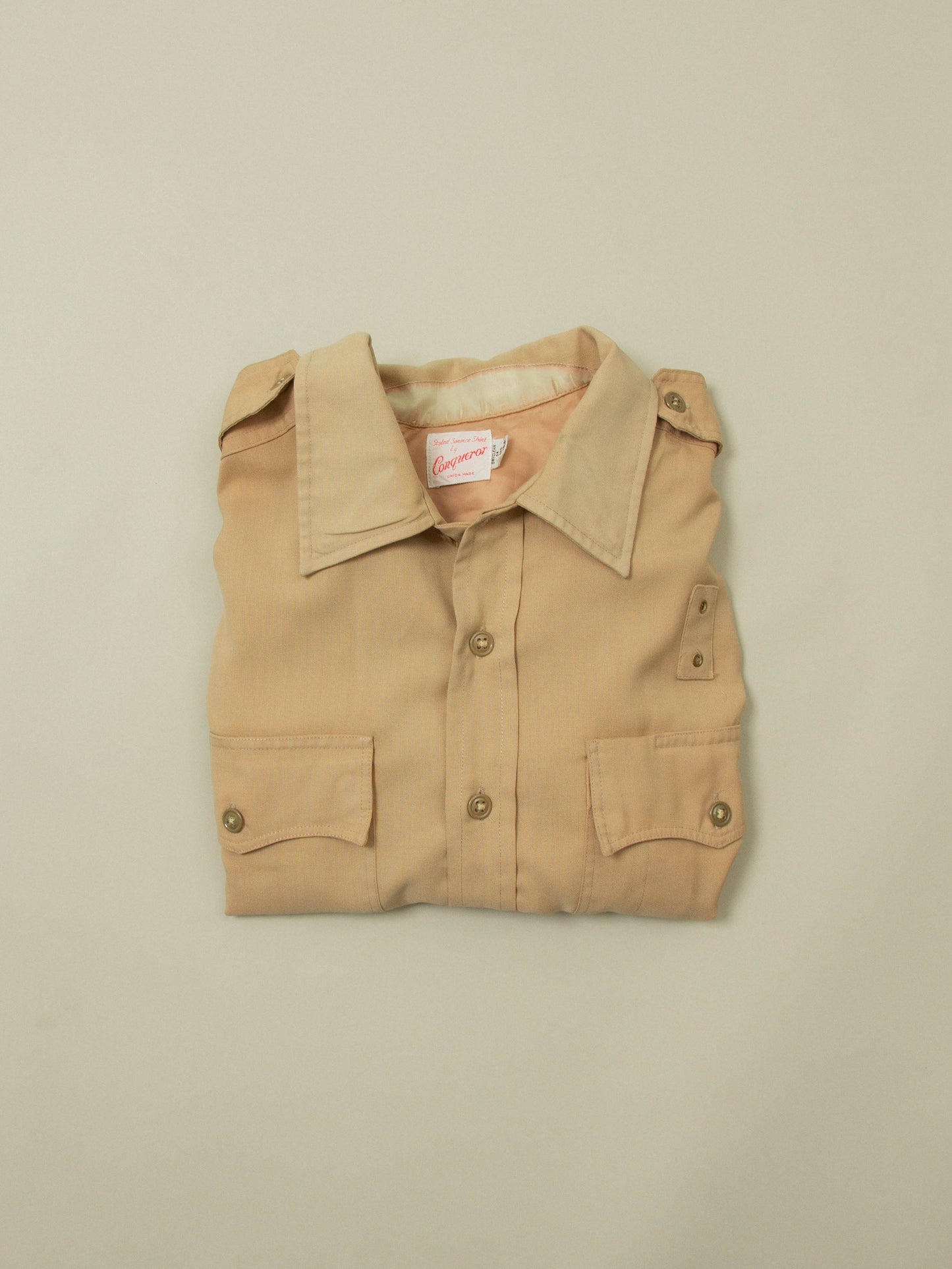 Vtg 1980s California Highway Patrol Short Sleeve Shirt (L)