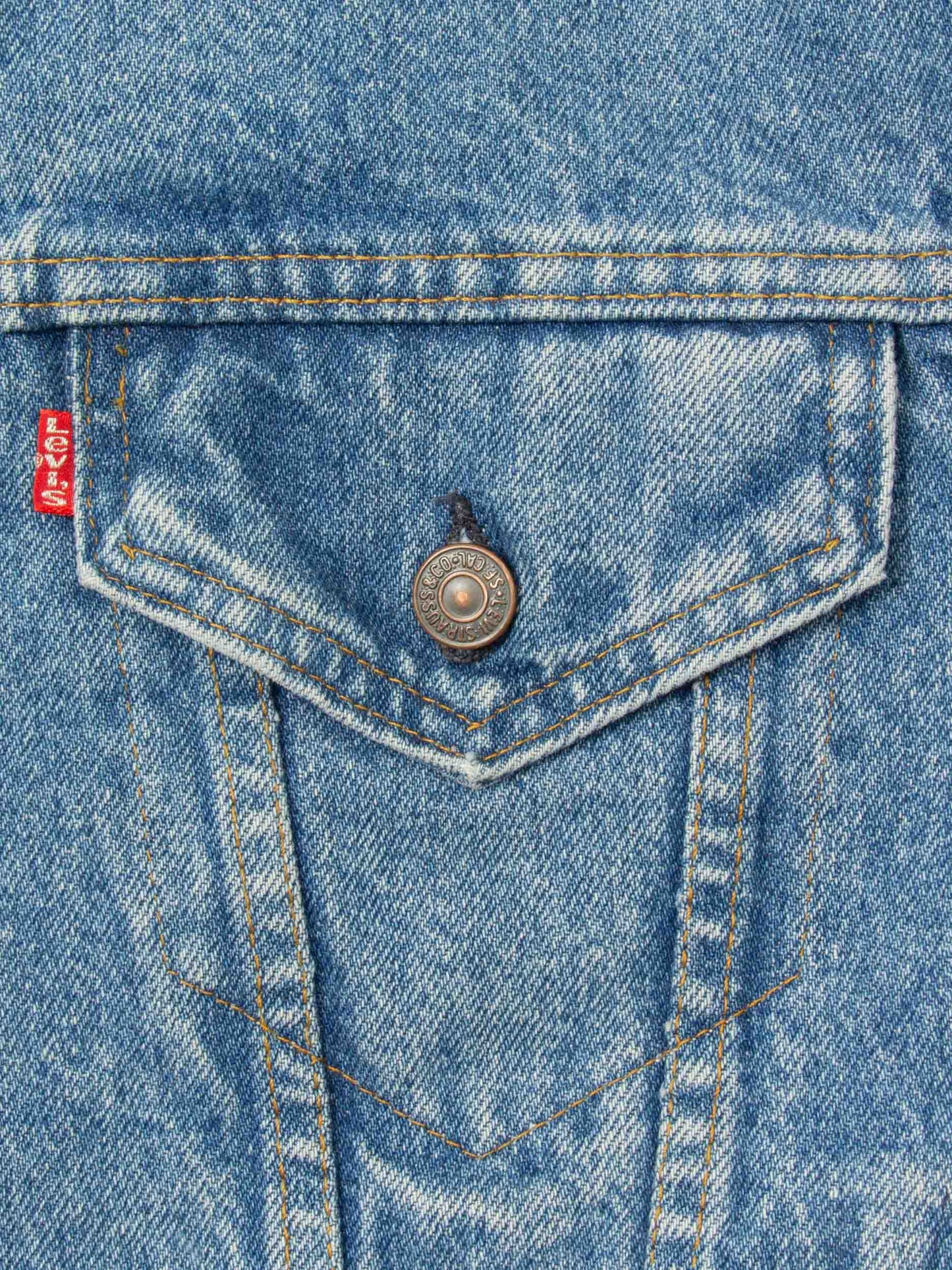 Vtg 1980's Levi's Lined Denim Jacket – Made in USA (M/L)