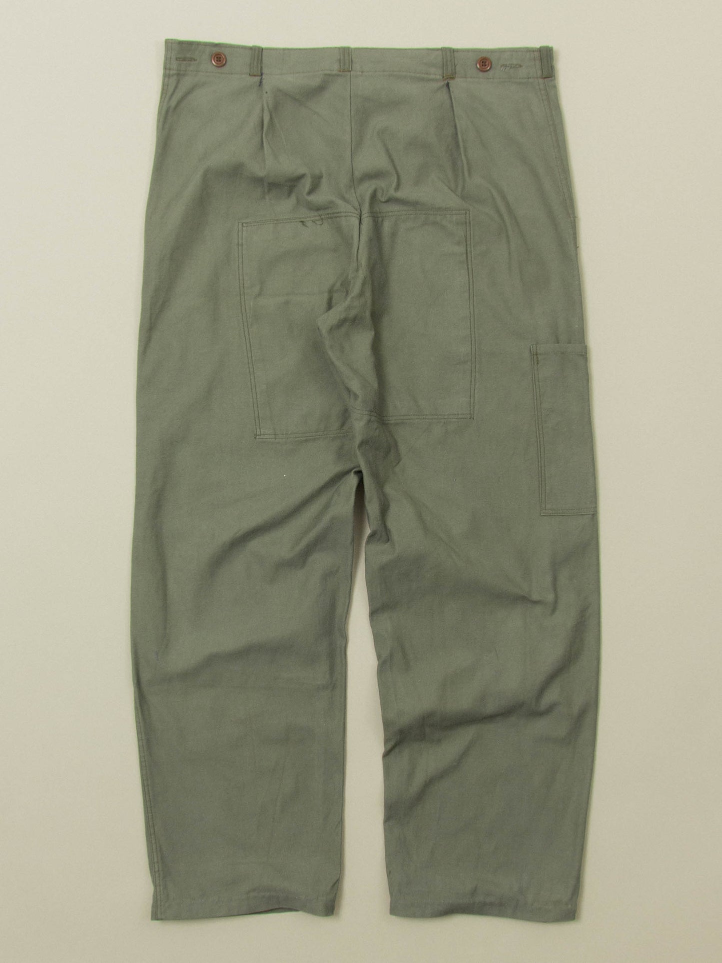 Vtg Adjustable Workwear Trousers (36x30)