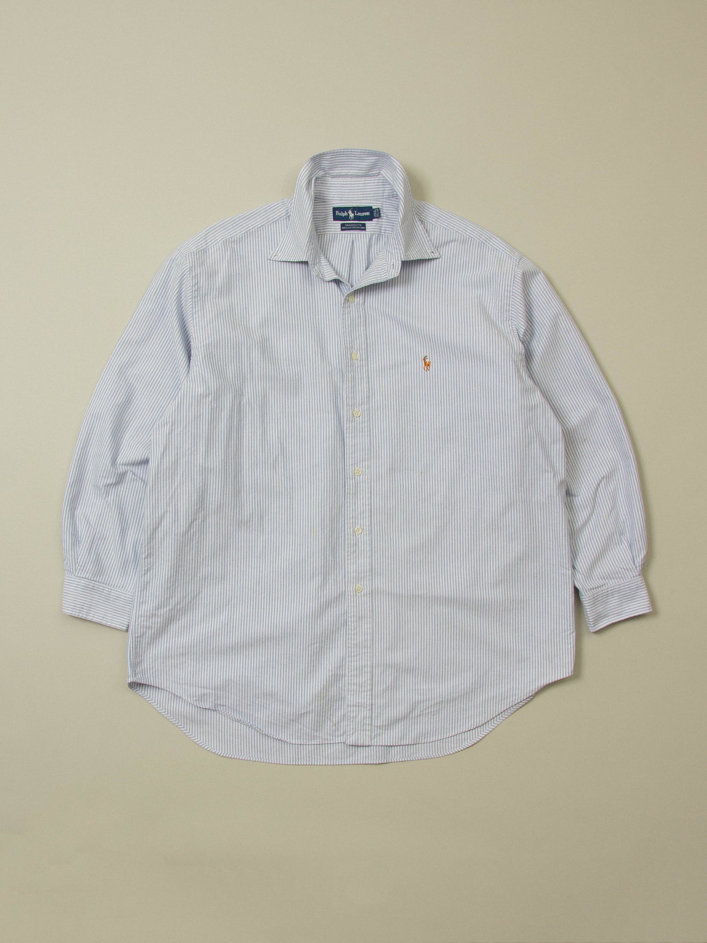 Vtg 1990s Striped Ralph Lauren Shirt (XL)