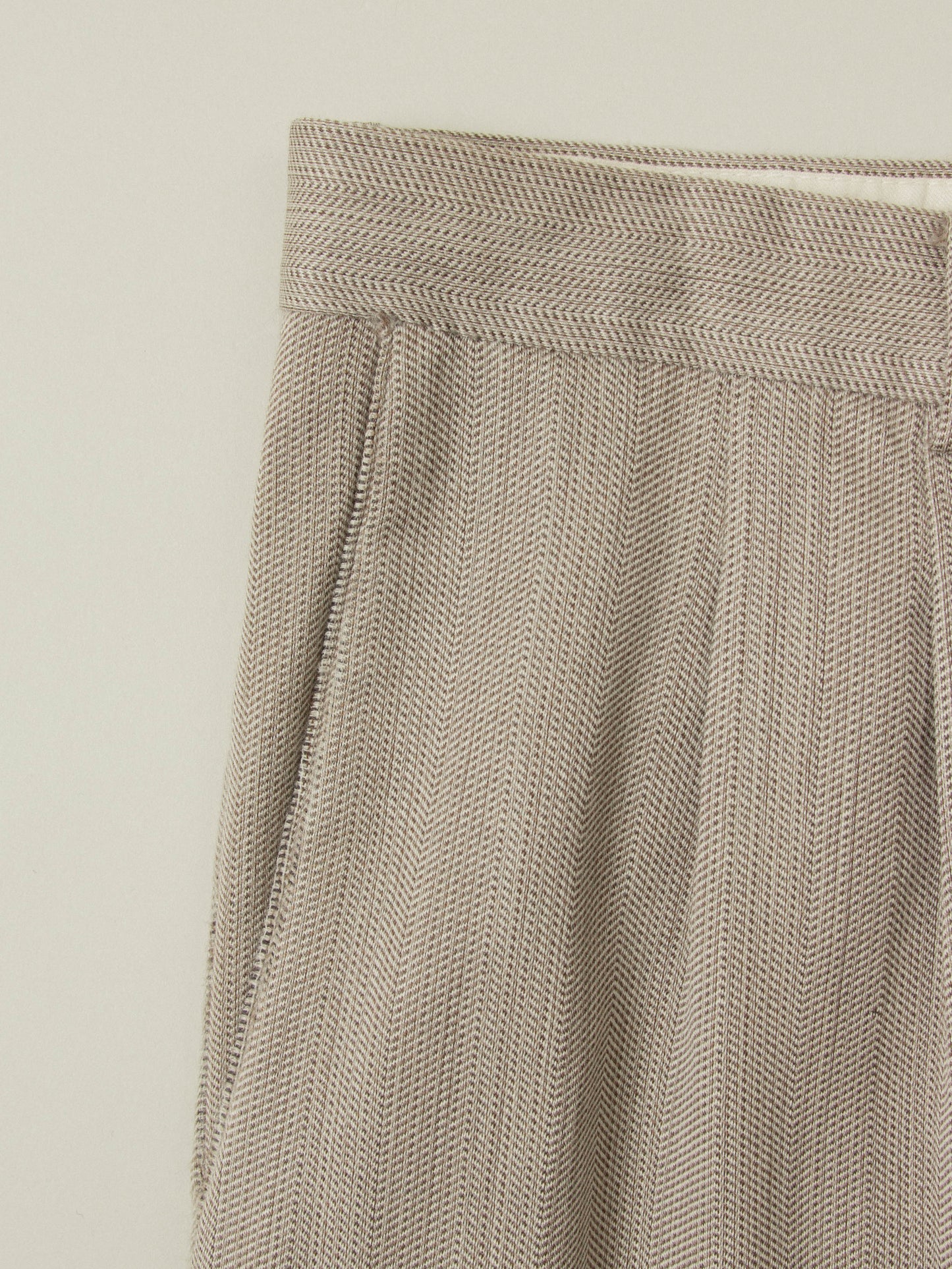 Vtg Pleated HBT Wool Dress Trousers - Made in Italy (38x30)