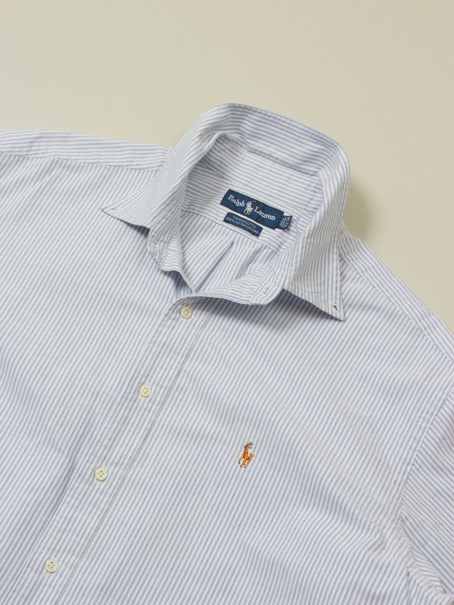 Vtg 1990s Striped Ralph Lauren Shirt (XL)