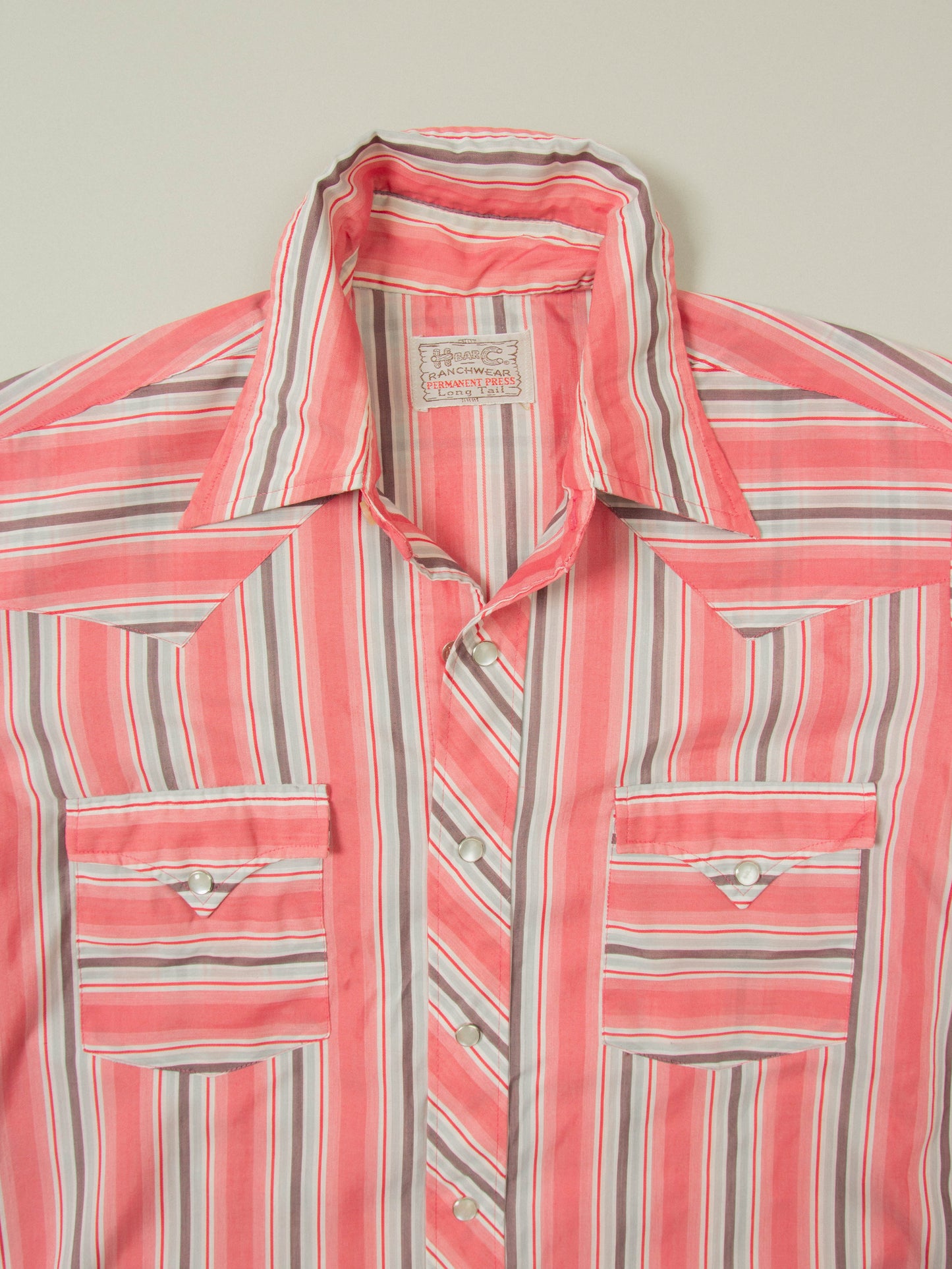 Vtg 1970s 'H Bar C' Western Shirt (S/M)