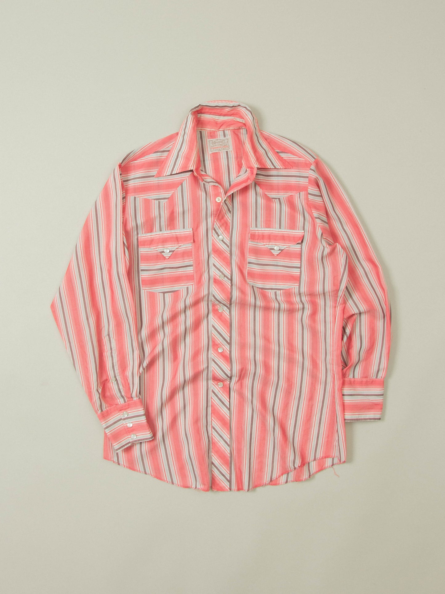Vtg 1970s 'H Bar C' Western Shirt (S/M)