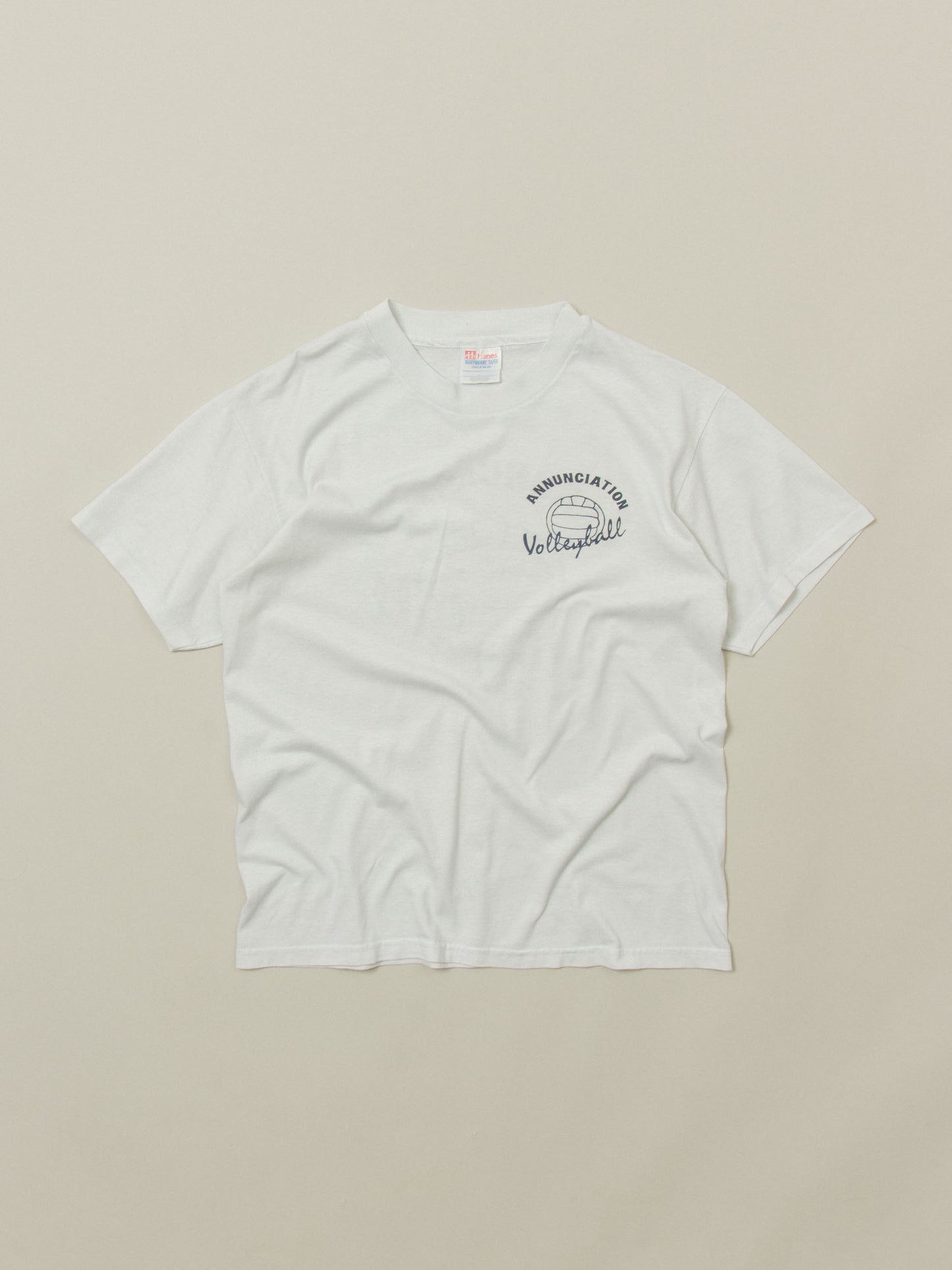 Vtg 1990s 'Volleyball' Single Stitch Tee – Made in USA (M)