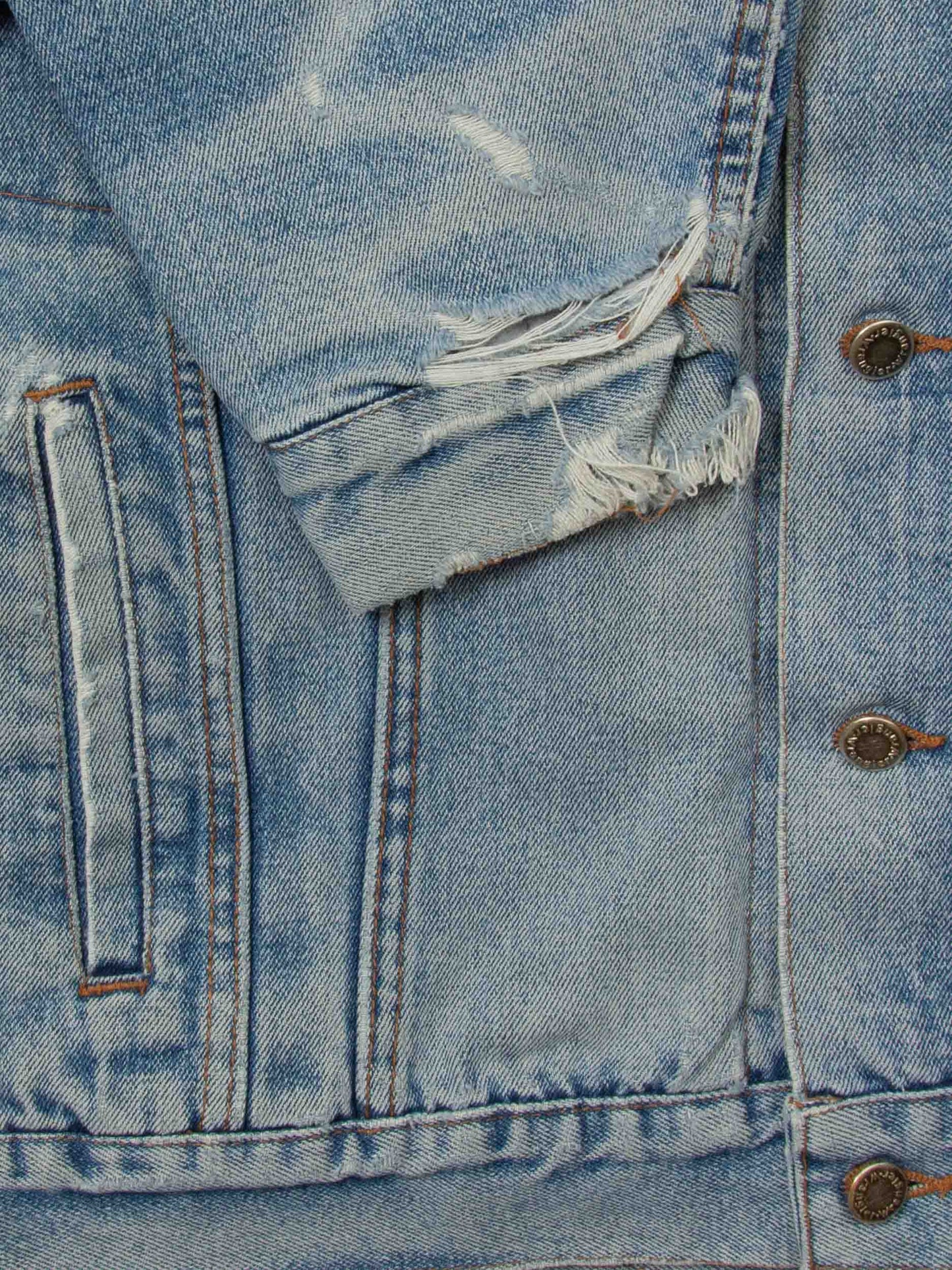 Vtg 1990s Lined Wrangler Denim Jacket (L)