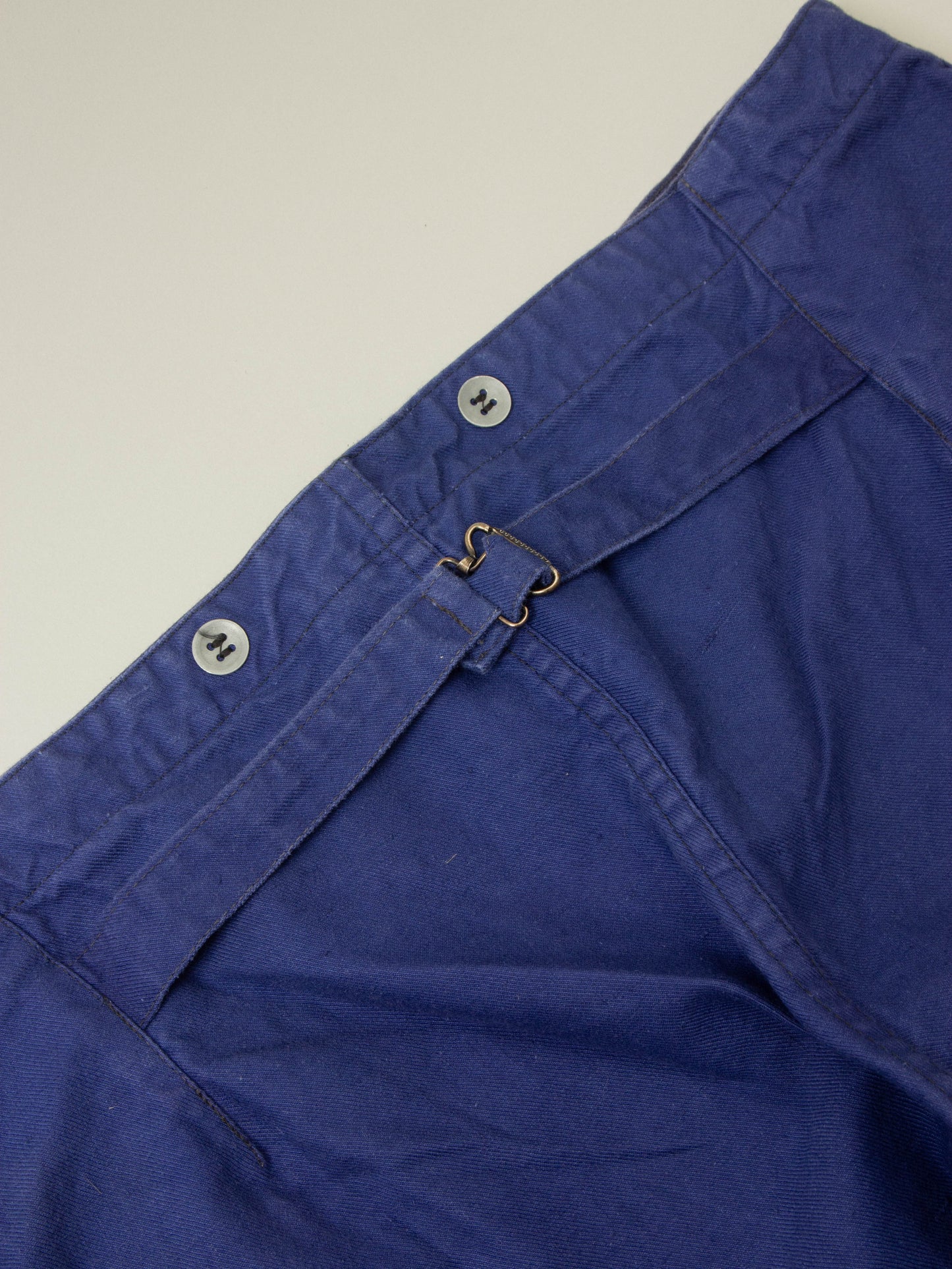 Vtg 1940s Swedish Navy Workwear Trousers (40x33)