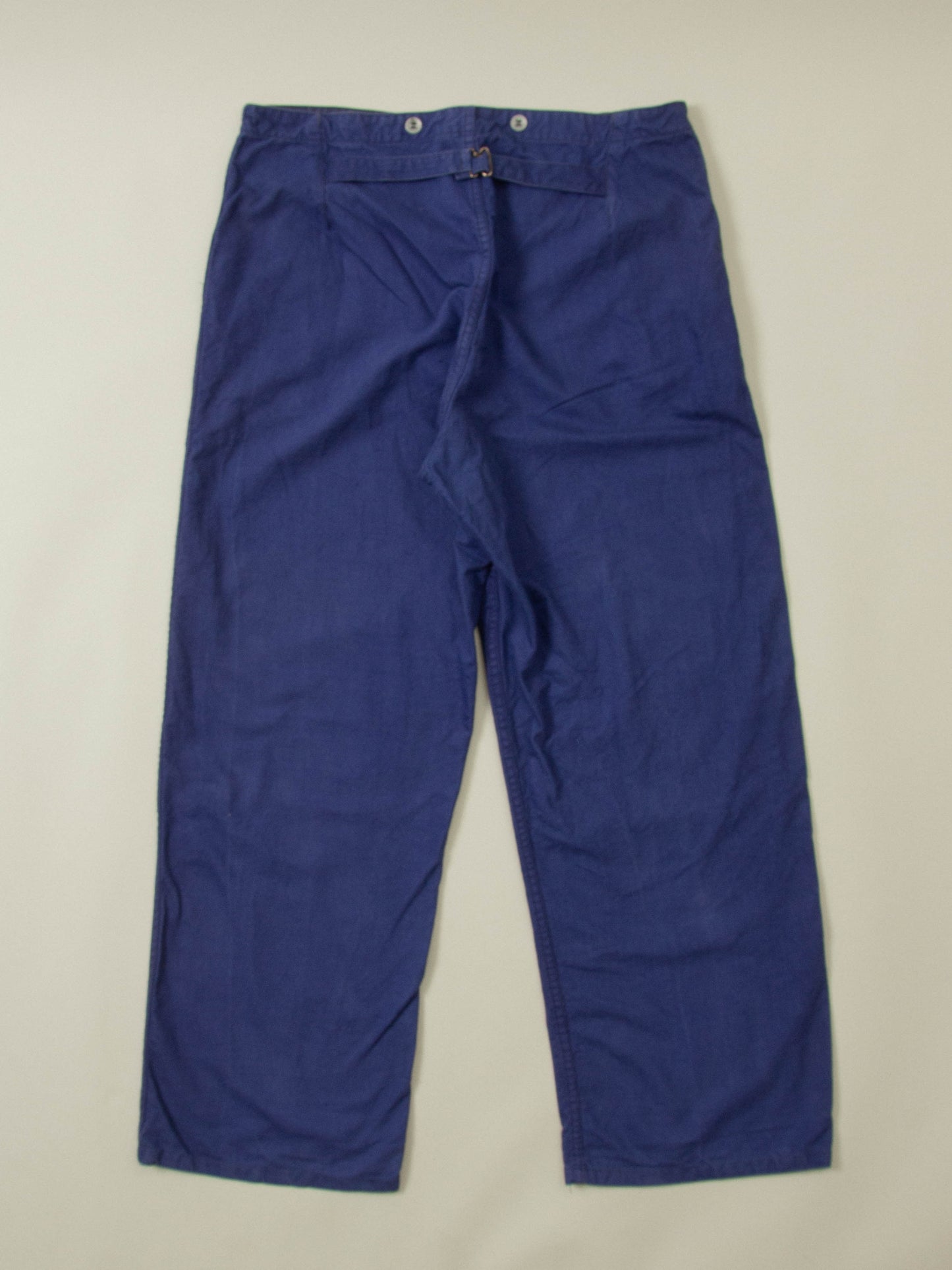 Vtg 1940s Swedish Navy Workwear Trousers (40x33)