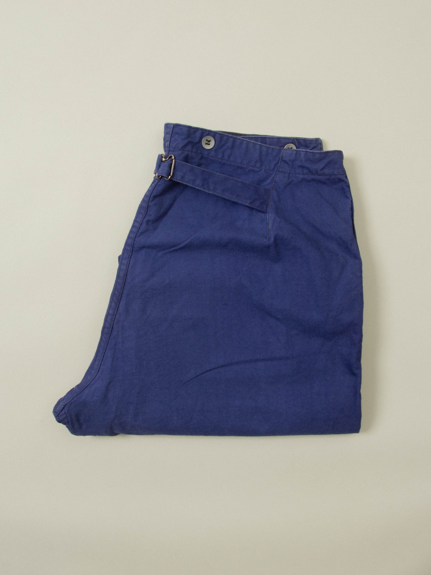 Vtg 1940s Swedish Navy Workwear Trousers (40x33)