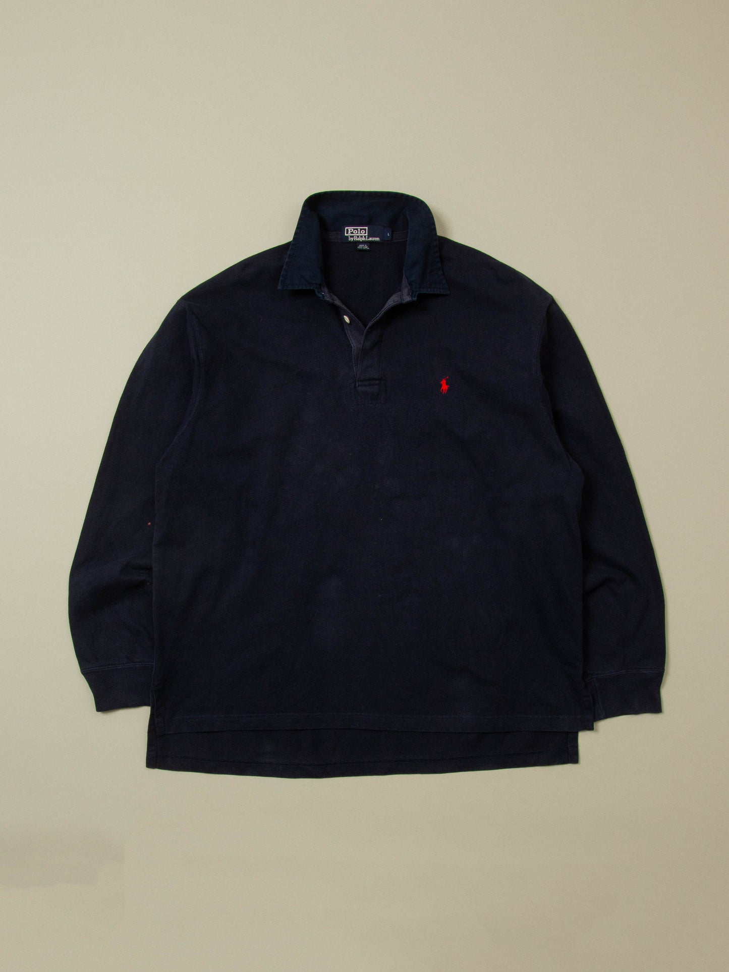 Vtg 1990s Ralph Lauren Rugby Shirt (L)