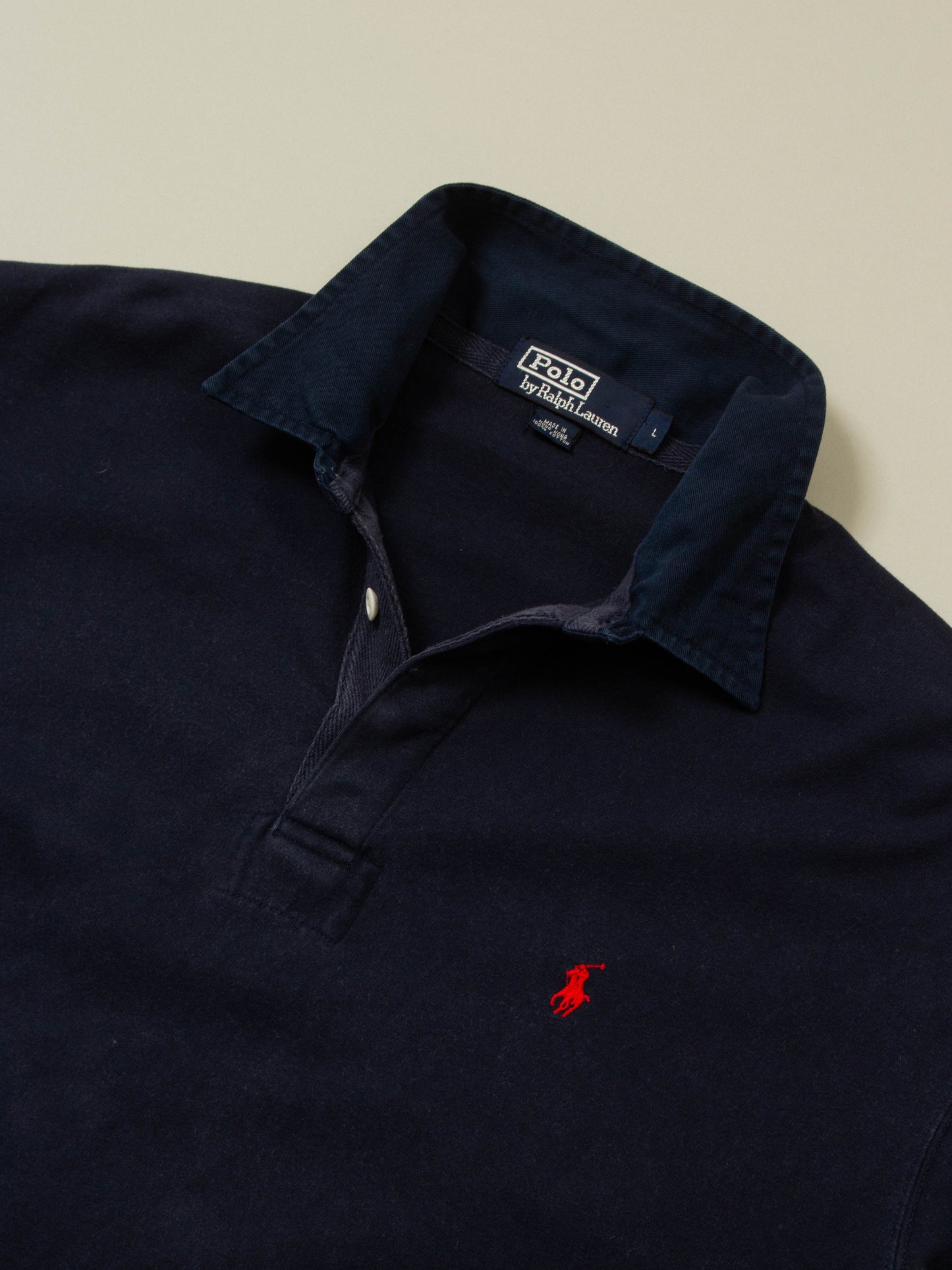 Vtg 1990s Ralph Lauren Rugby Shirt (L)