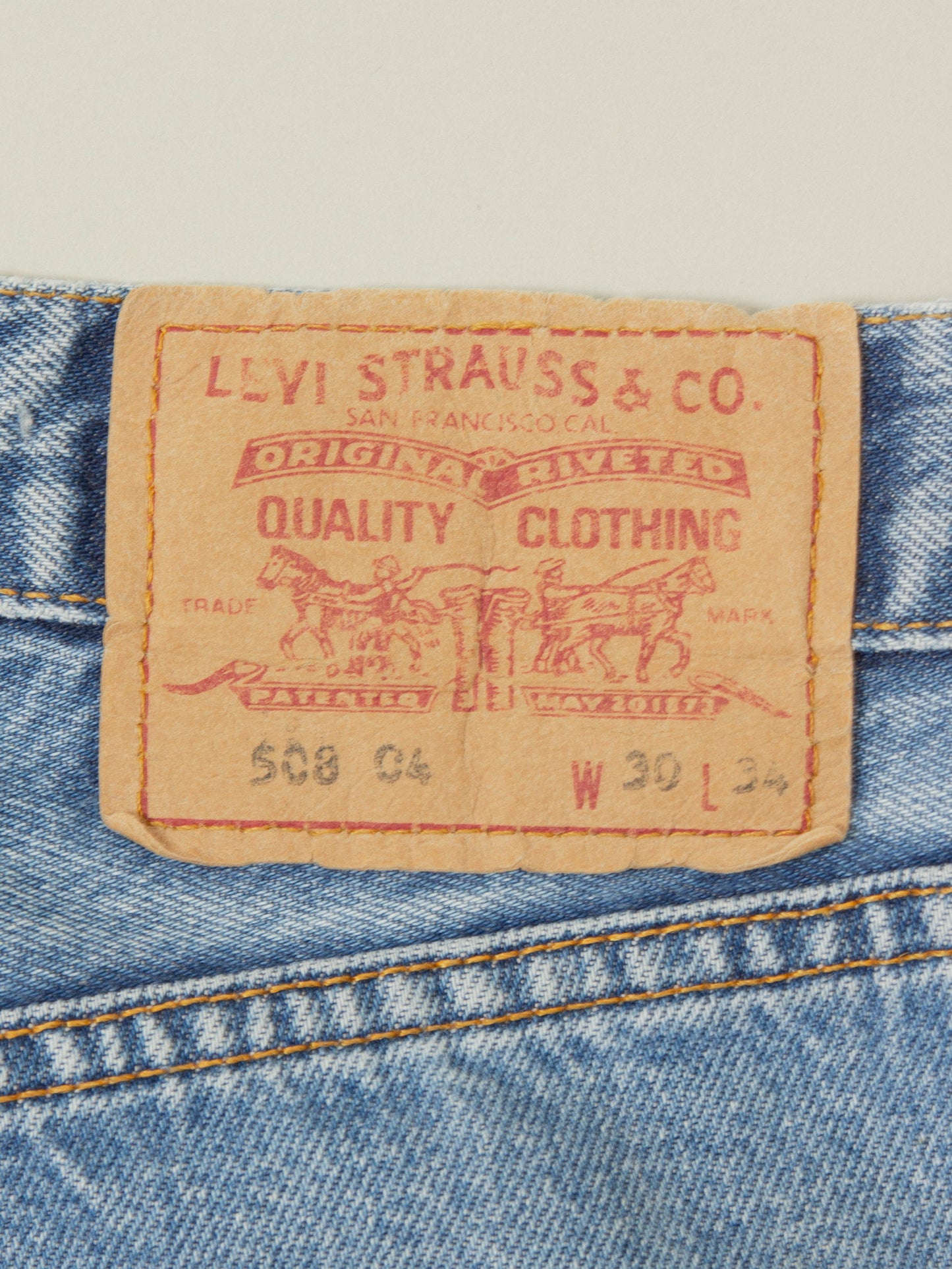 Vtg 1990s Levi's 508 Jeans (30x33)