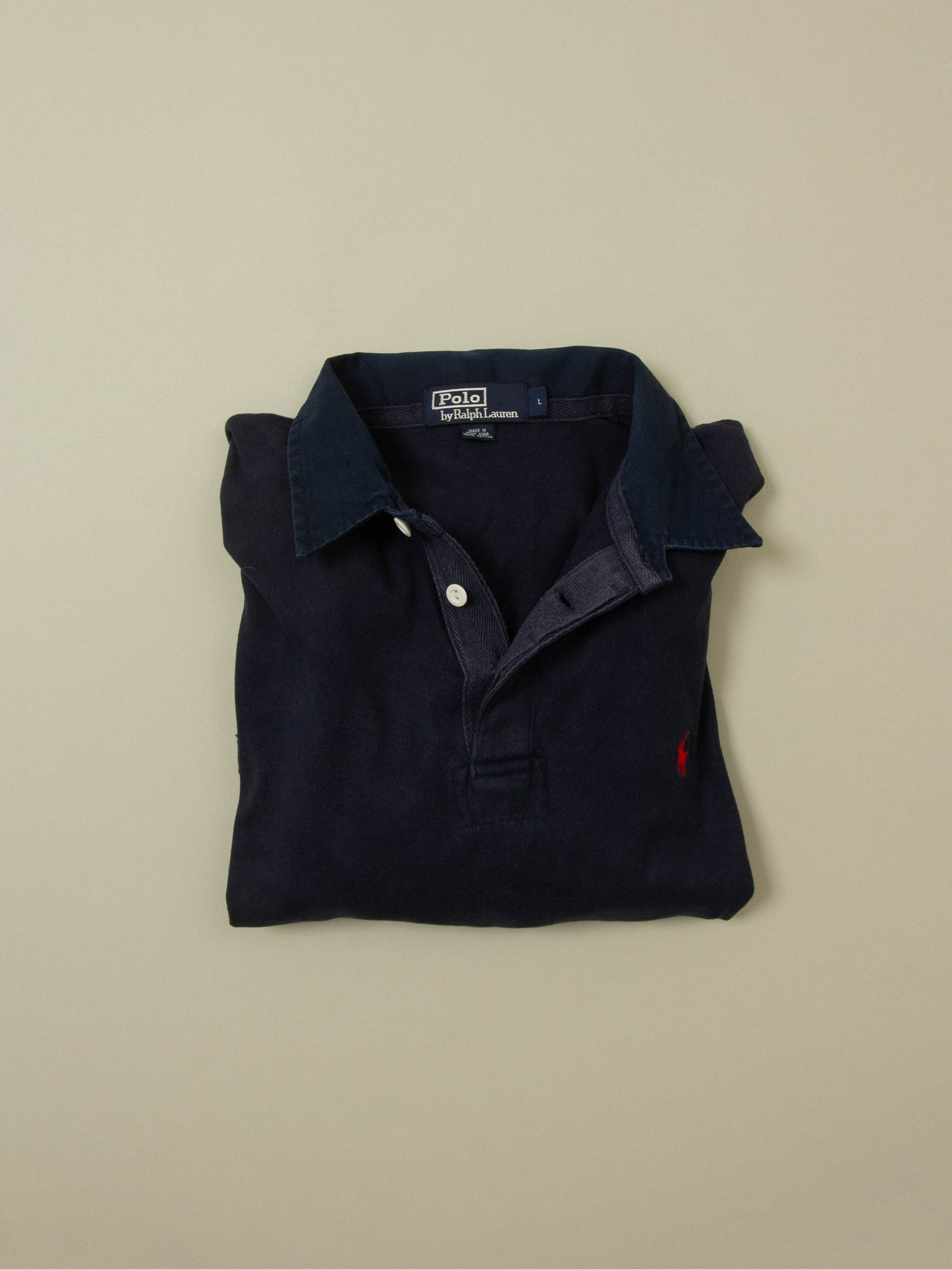 Vtg 1990s Ralph Lauren Rugby Shirt (L)