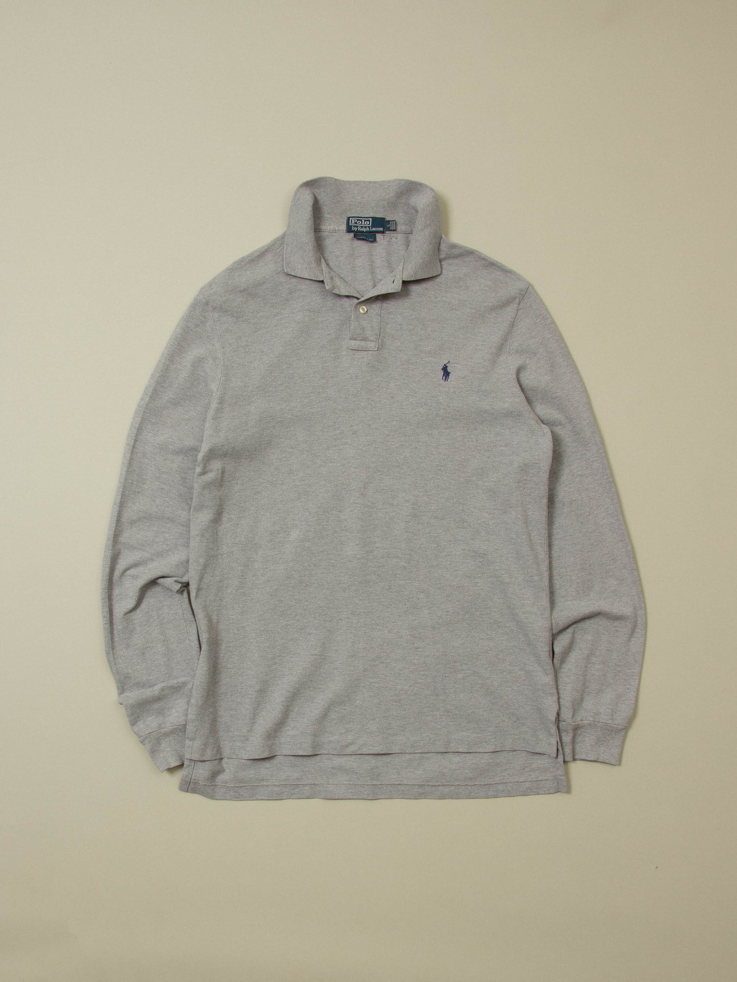 Vtg 1990s Long Sleeve Ralph Lauren Polo (L)
