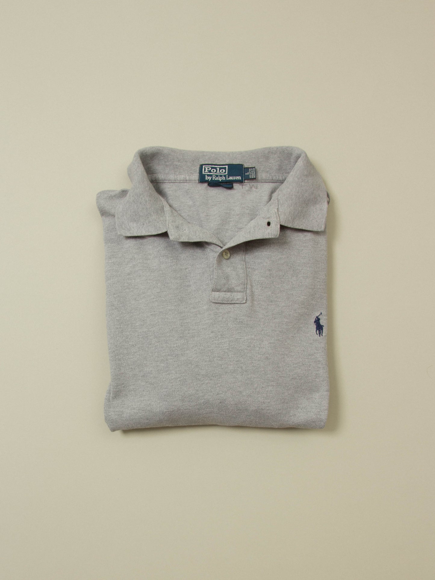 Vtg 1990s Long Sleeve Ralph Lauren Polo (L)