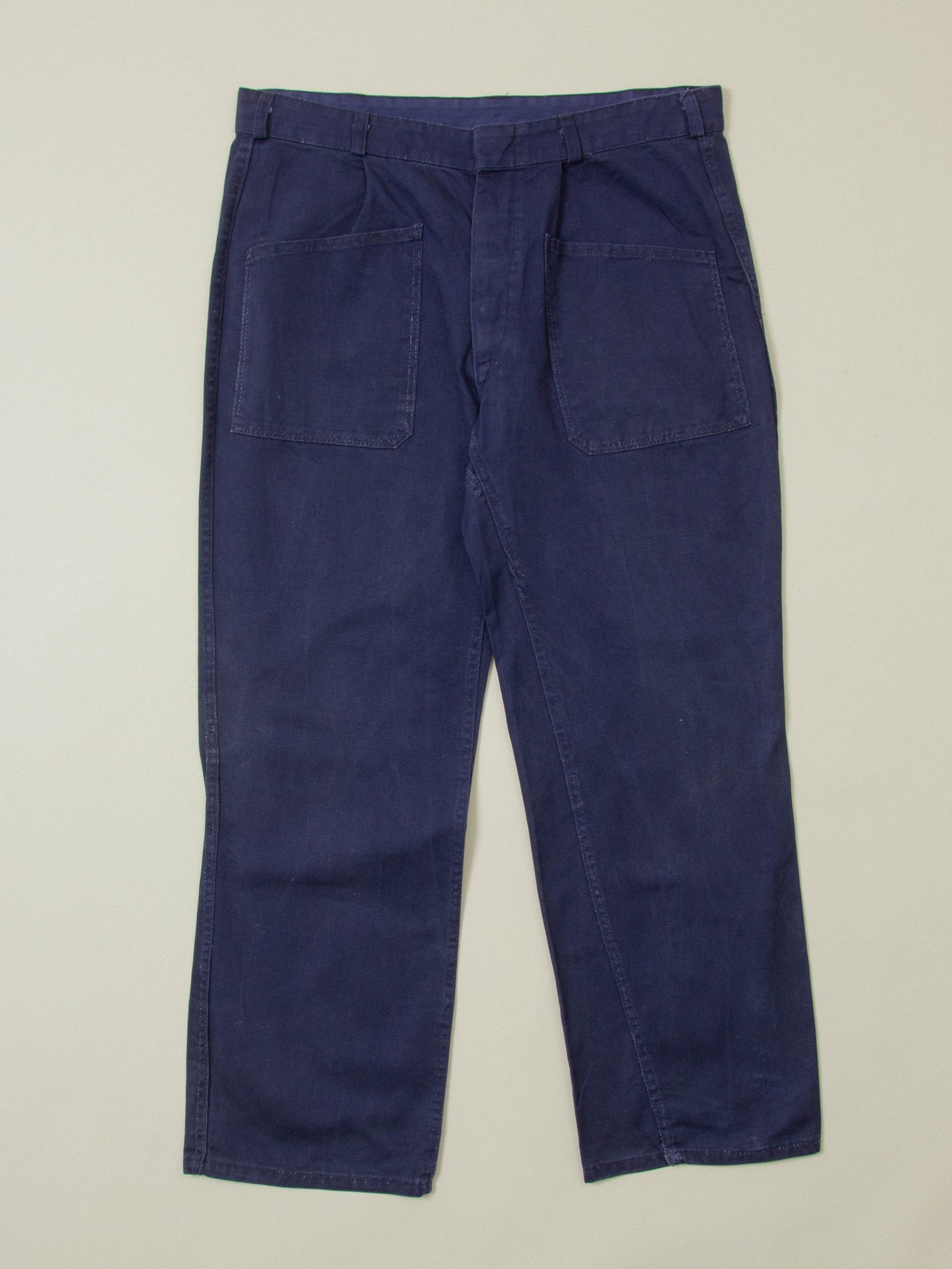 Vtg 1960s Workwear Trousers (36x30)