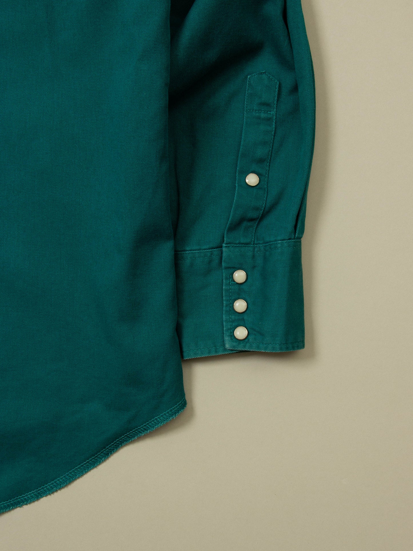 Vtg 1990s Green Wrangler Western Shirt (XL)