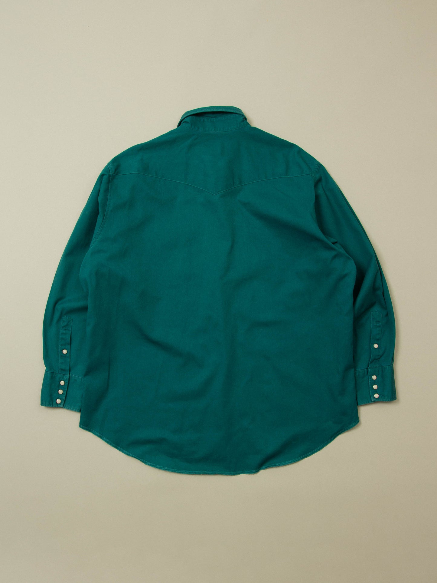 Vtg 1990s Green Wrangler Western Shirt (XL)