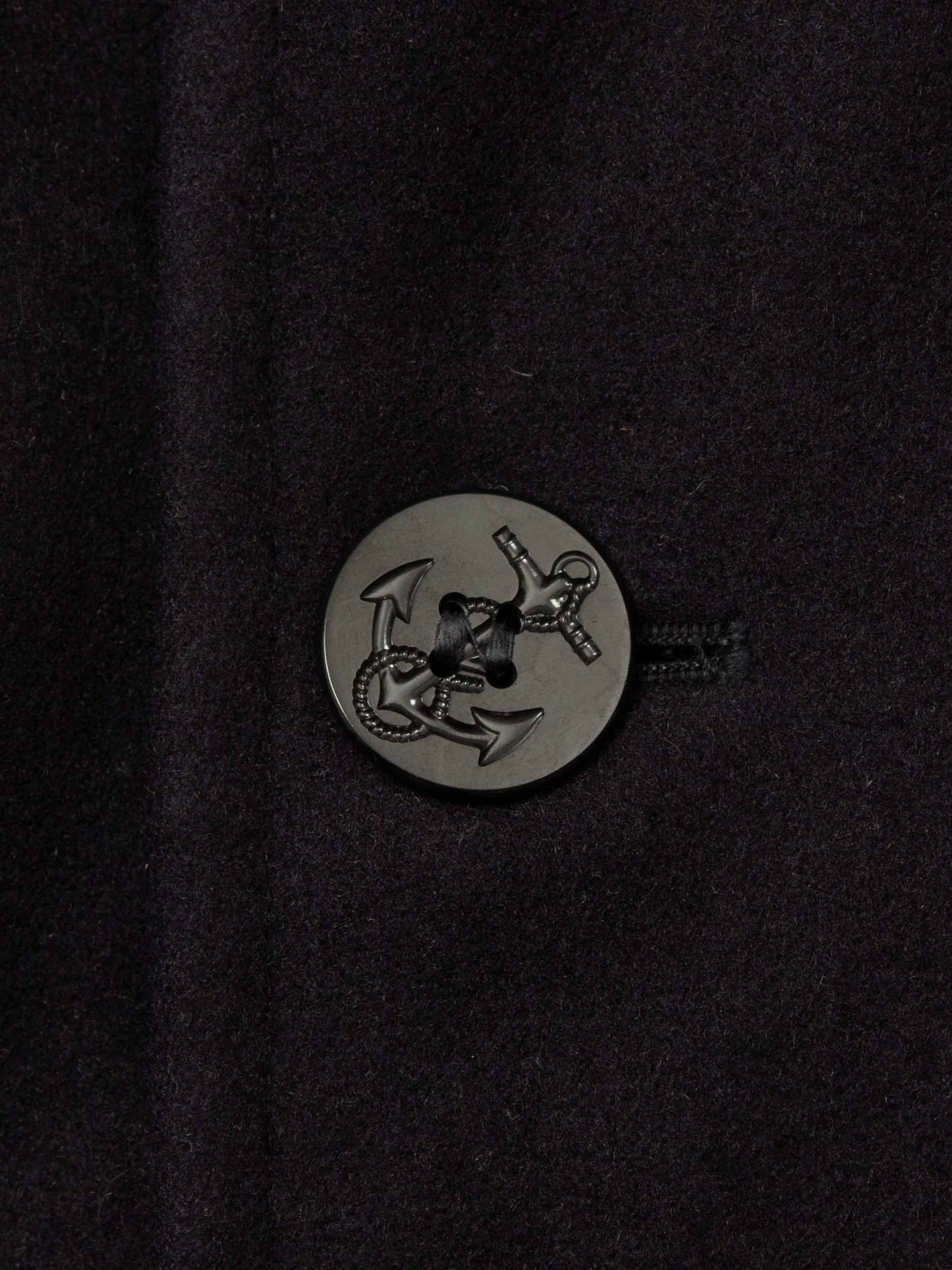 Vtg 1970s US Navy Wool Peacoat - Made in USA (M/L)